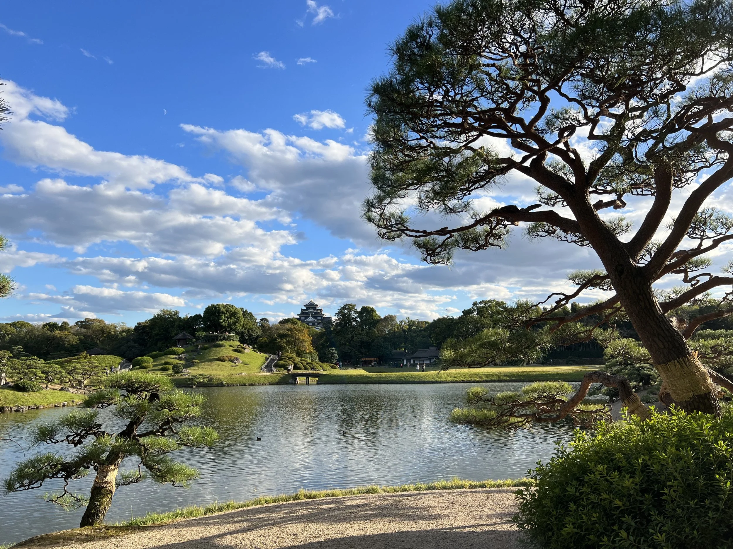View of Okayama Castle from Korakuen Garden
