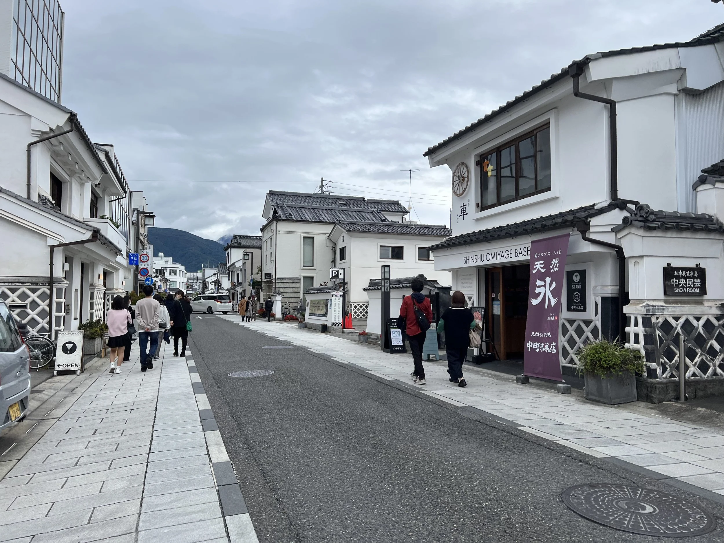 Nakamachi Shopping Street in Matsumoto