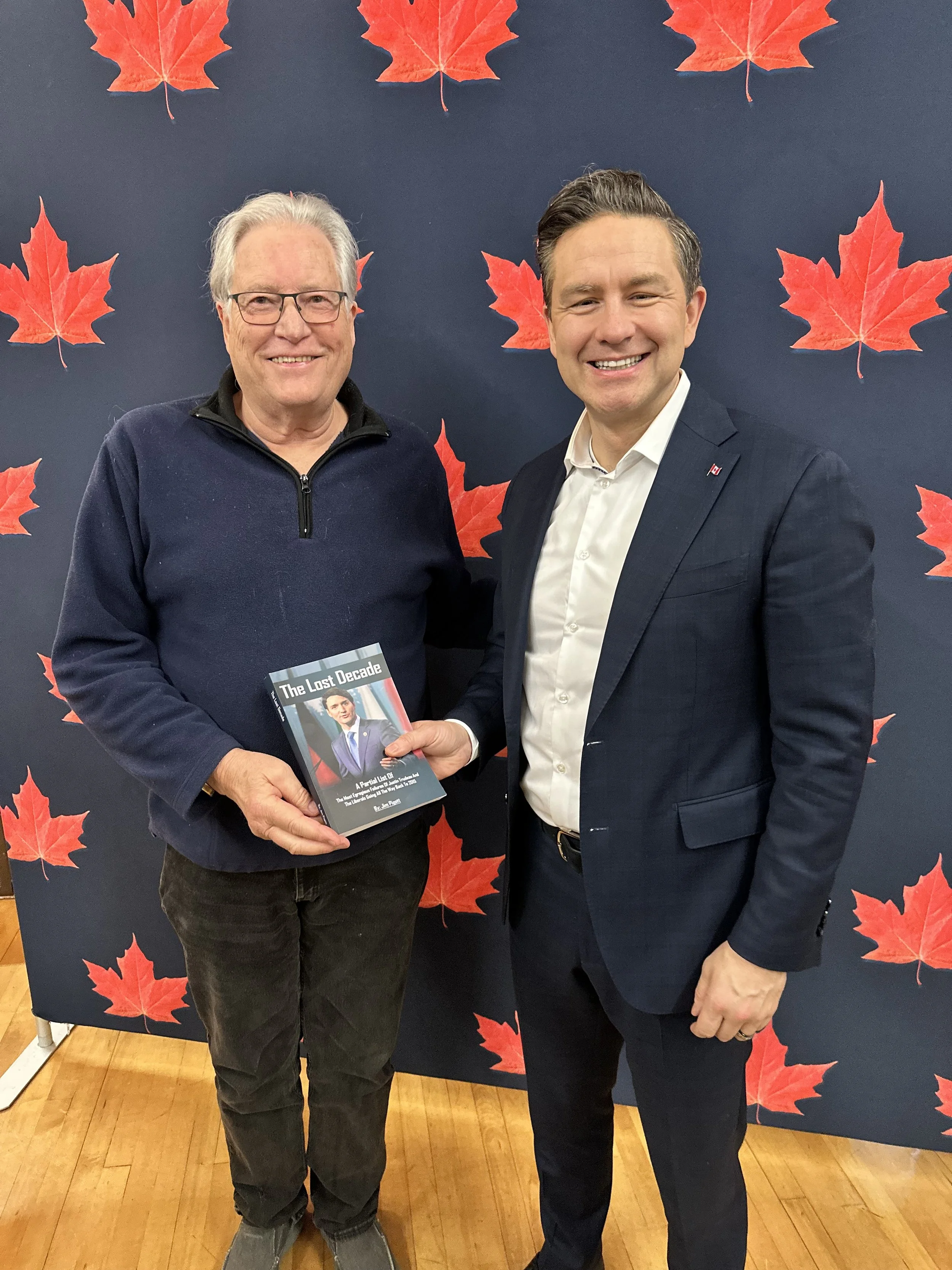 Jim Pigott Shares his new Book with Pierre