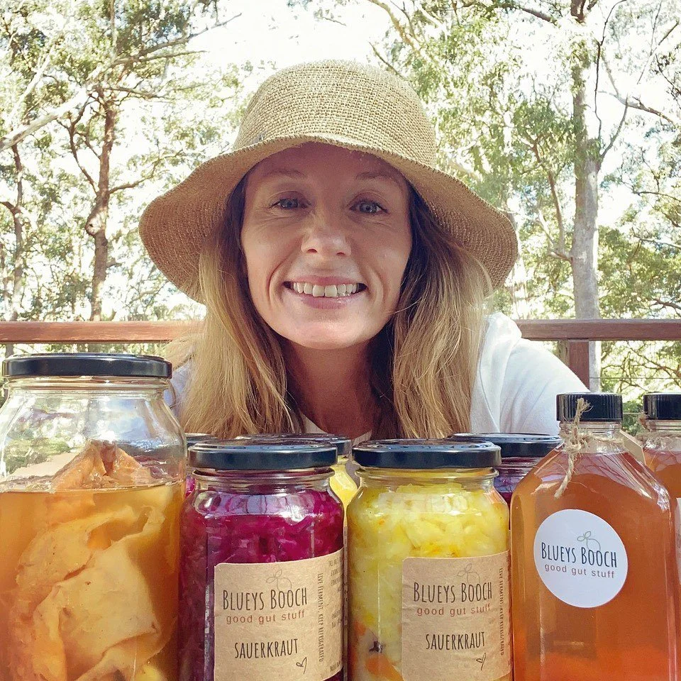 The @greatlakesfoodtrailnsw REAL FOOD Market is on this Saturday 4th of October.  Come and meet your local producers like Ange from Blueys Booch and get some local organic Sauerkraut and other great gut health goodies.  Inside the Hall with easy park