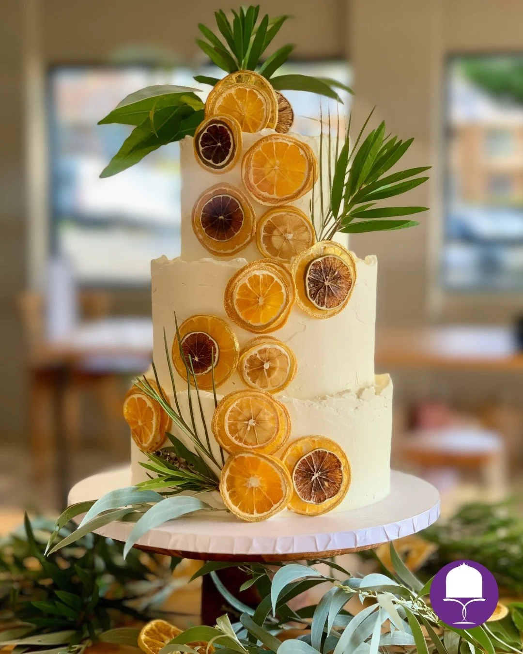 Happy 1st Anniversary Sara &amp; Tony 💛 (belated as it may be!)

What a joy it was to create this beautiful wedding cake for your special day at Blackhead Surf Club on 15/3/25 ✨

Who says wedding cakes have to have flowers?
This design celebrated so