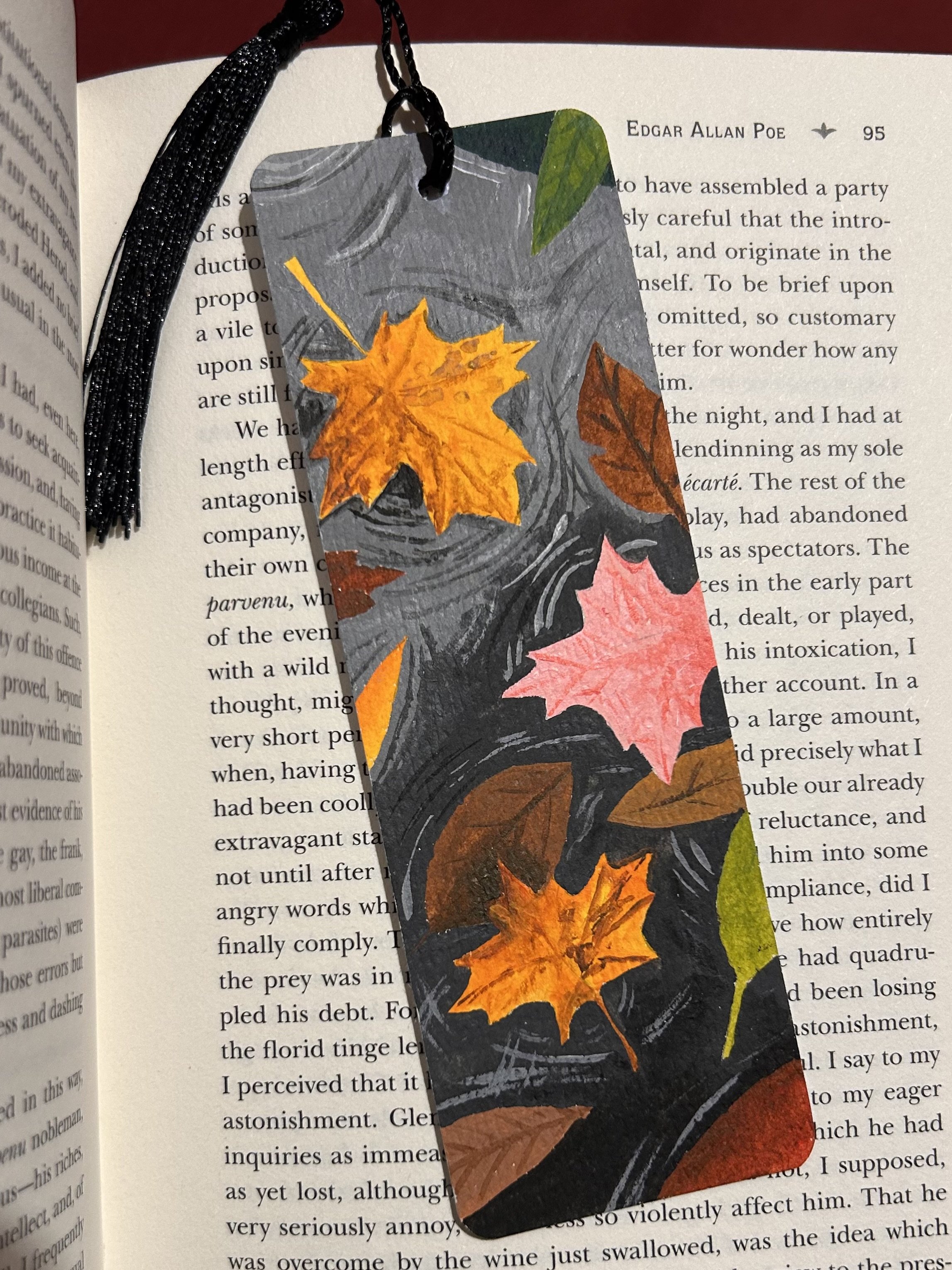 Leaves on Water Bookmark