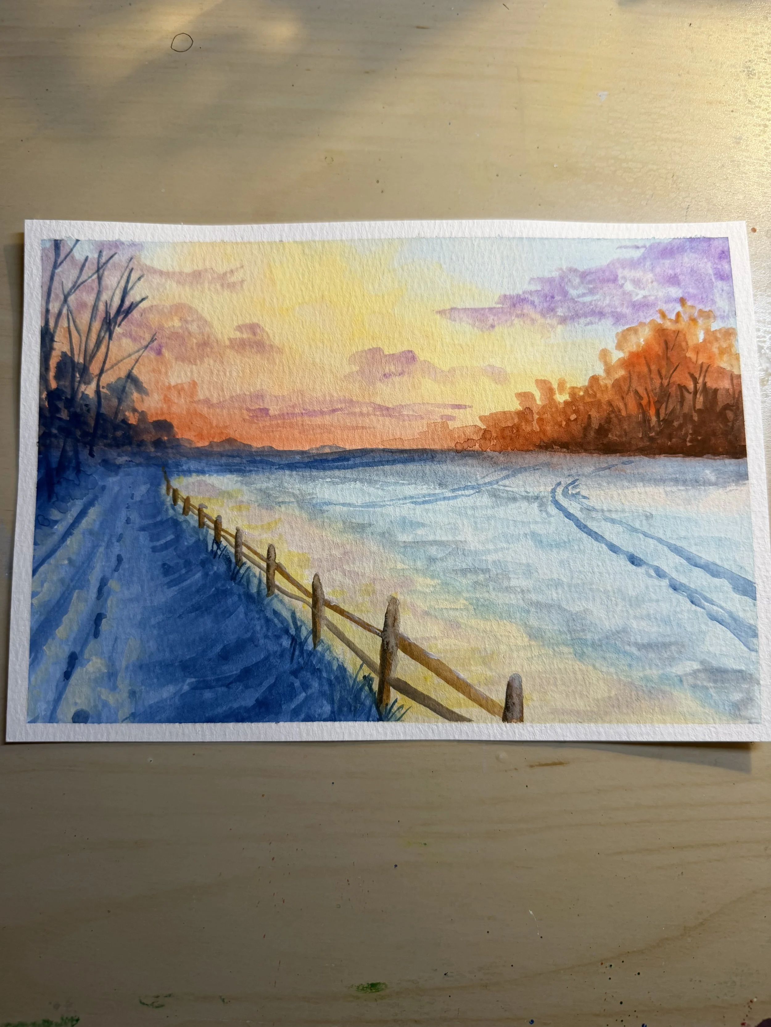 Winter Paint-Along, Bow Street, 31st January