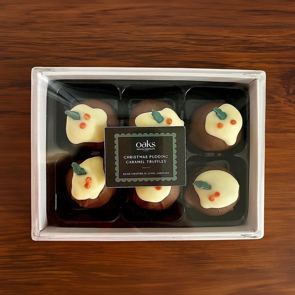 🎉 They’re Back! 🎉
Just in time for the festive season, our handcrafted chocolate caramels are here to steal the show! 🍫 Each one is a mini masterpiece, crafted to look like a charming Christmas pudding 🎄✨ and filled with gooey, golden cara