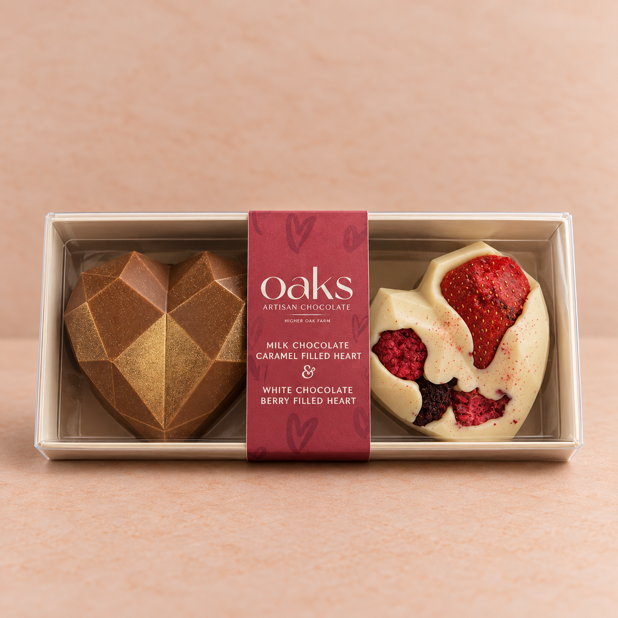 Filled Chocolate Hearts