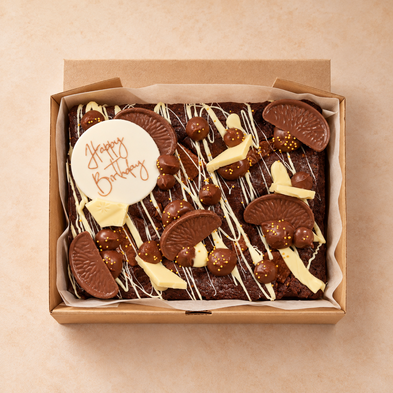 'Celebration' Brownie Slab