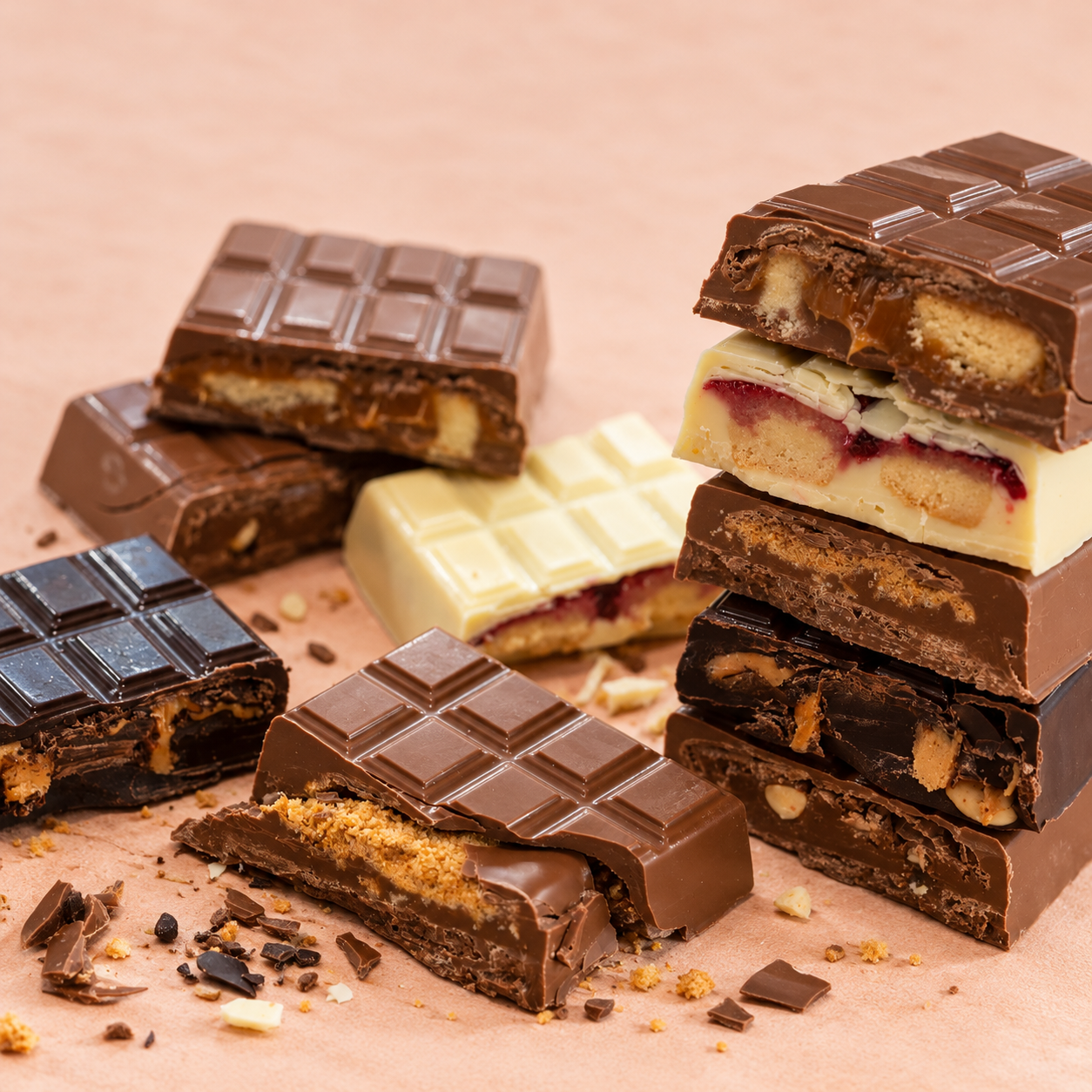 Mega Filled Chocolate Bars