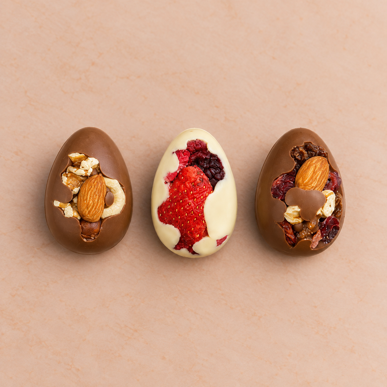Chocolate Egg Trio
