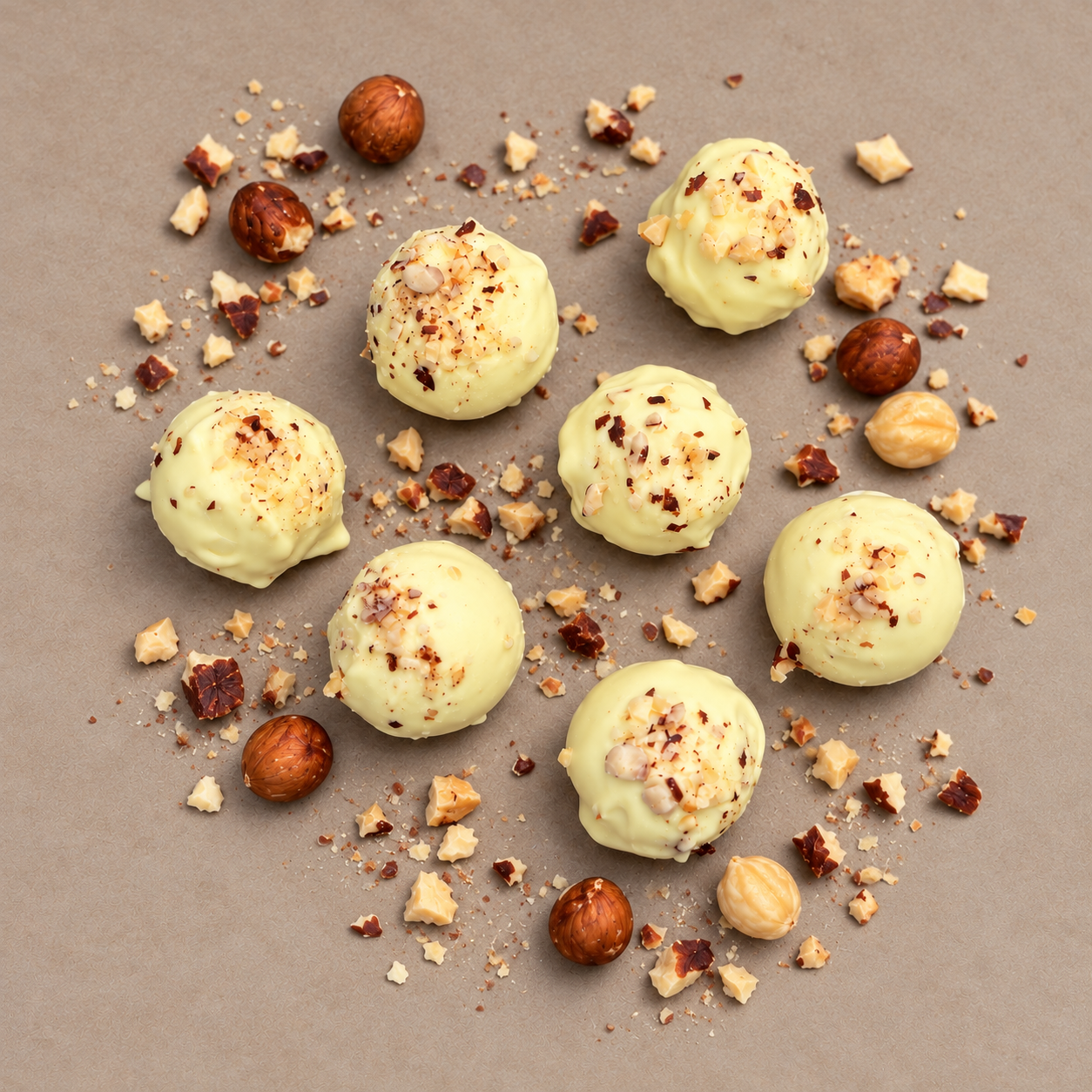 Hazelnut White Chocolate Truffle Flat Lay.png