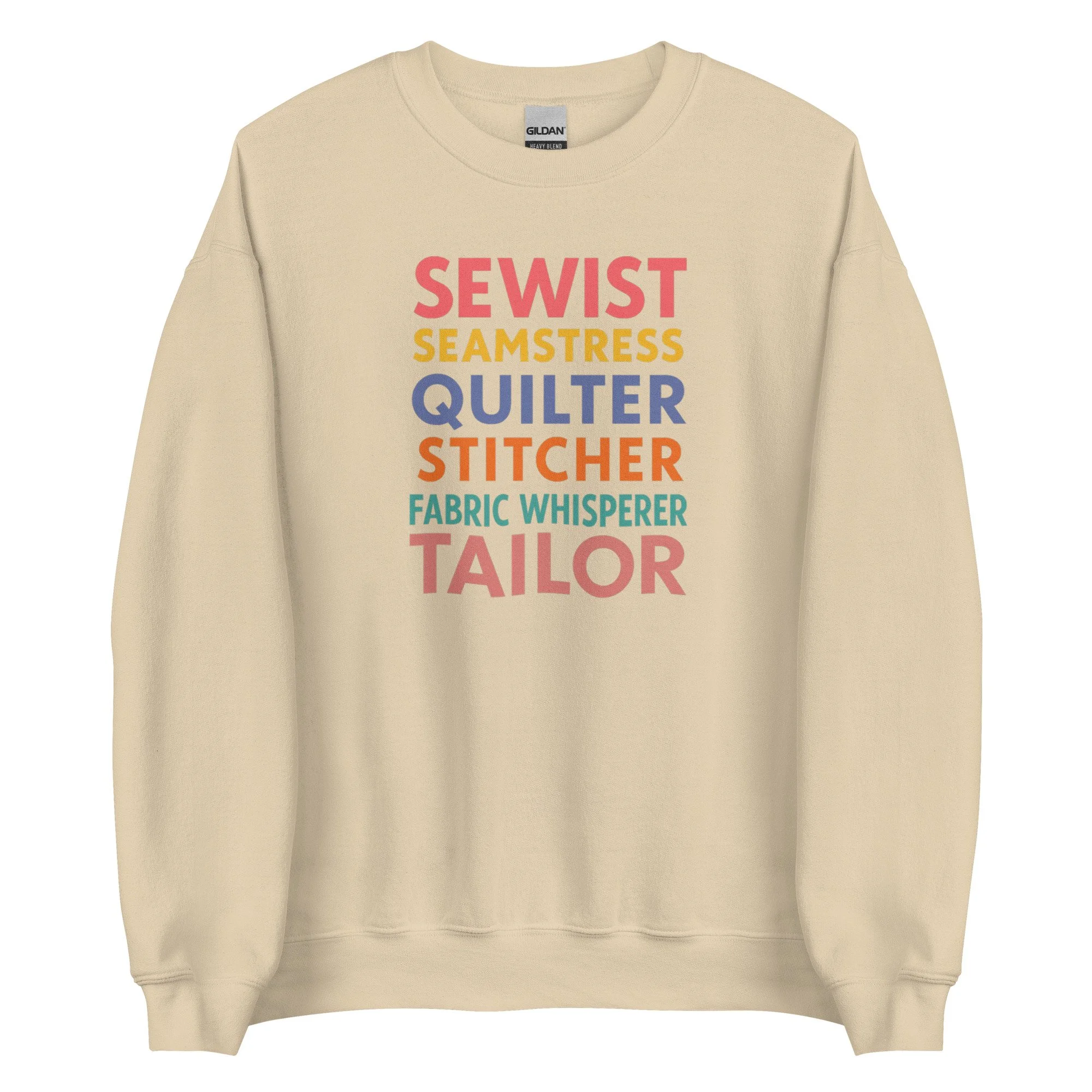 Fabric Whisperer - Crew Neck Sweatshirt