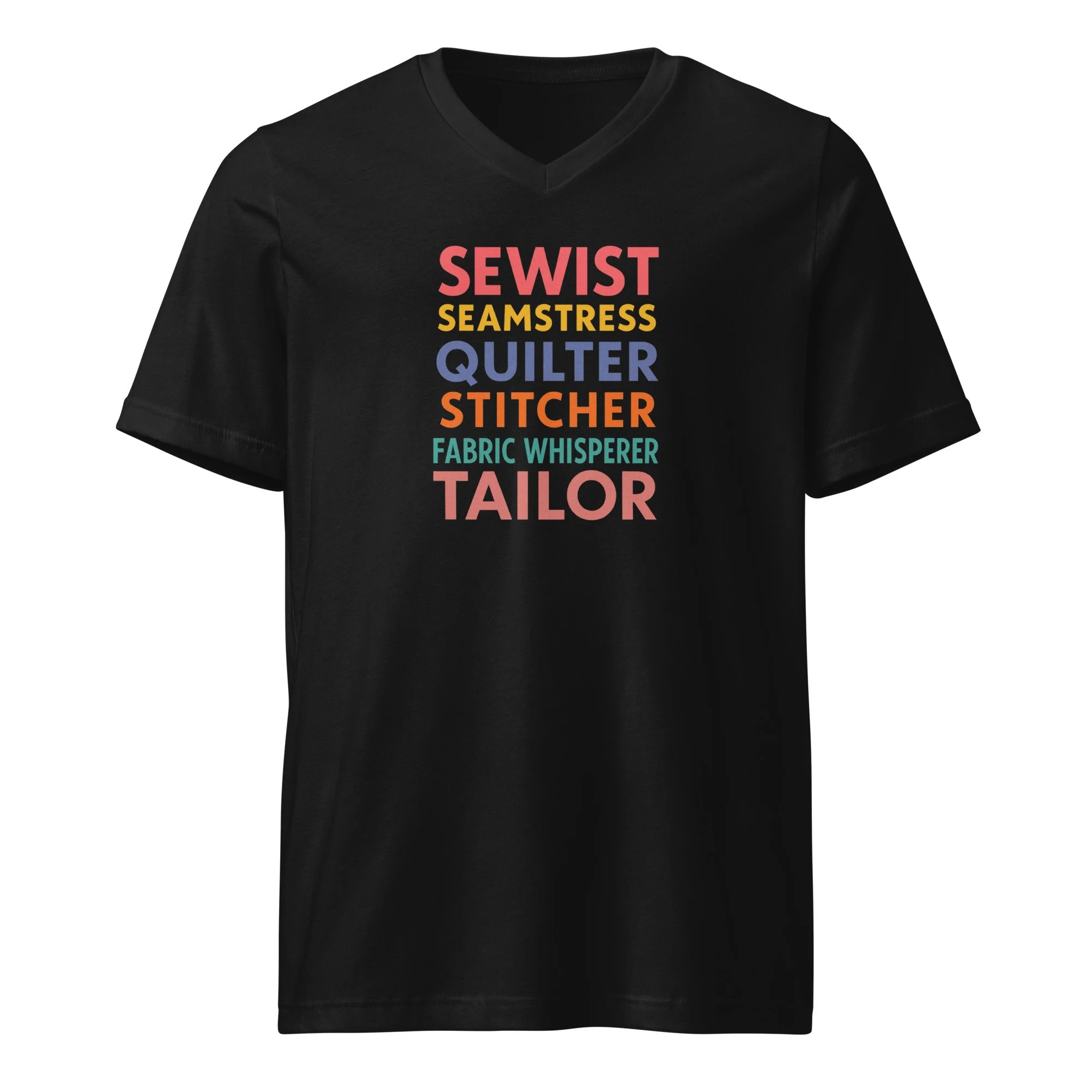 Fabric Whisperer - V-Neck T-Shirt