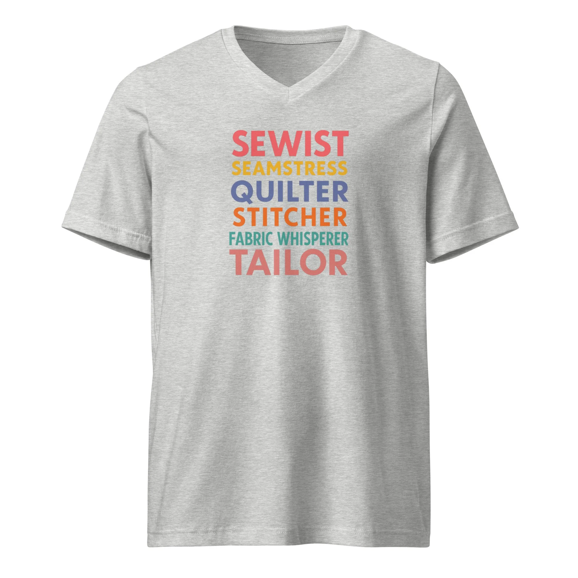 Fabric Whisperer - V-Neck T-Shirt
