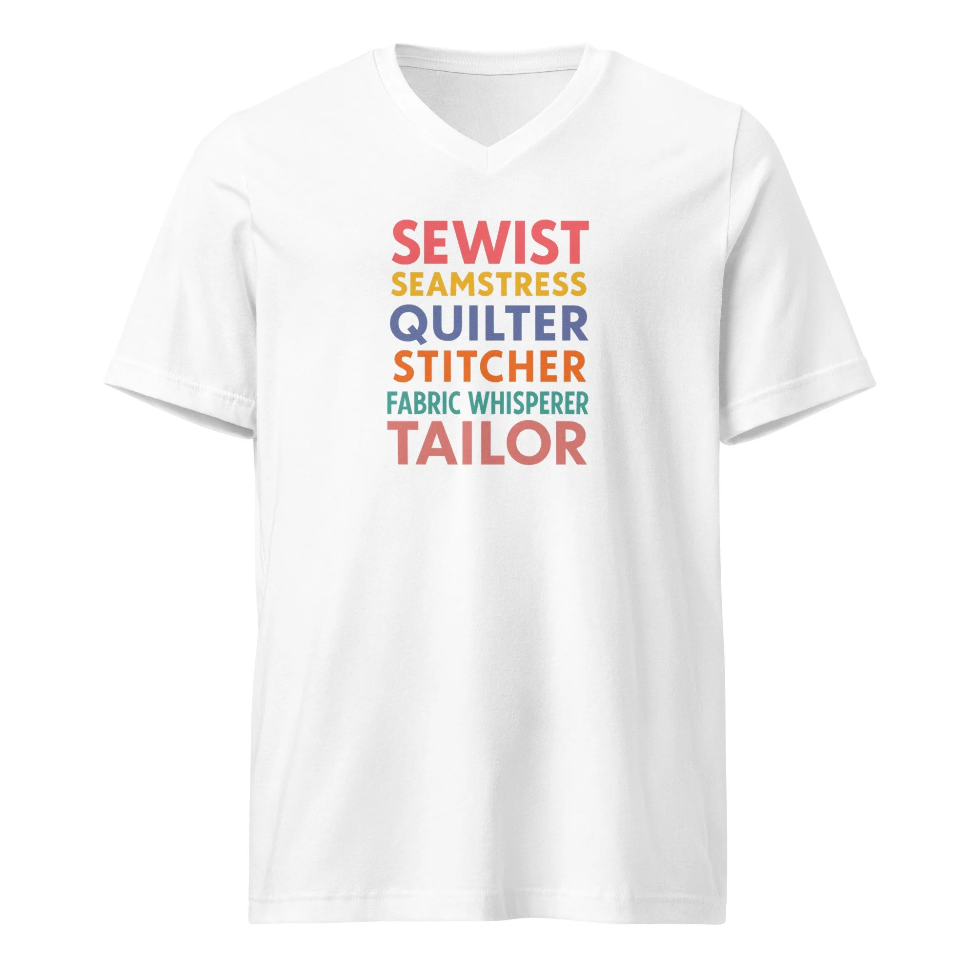 Fabric Whisperer - V-Neck T-Shirt