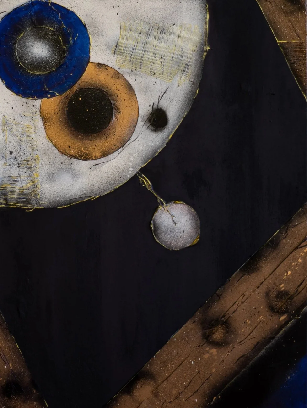 Orbits | 80 x 60 cm | Acrylic & spray