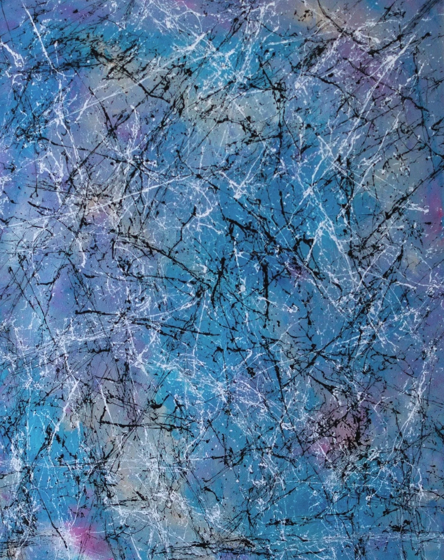 My colours | 100 x 70 cm | Acrylic & spray (Sold)