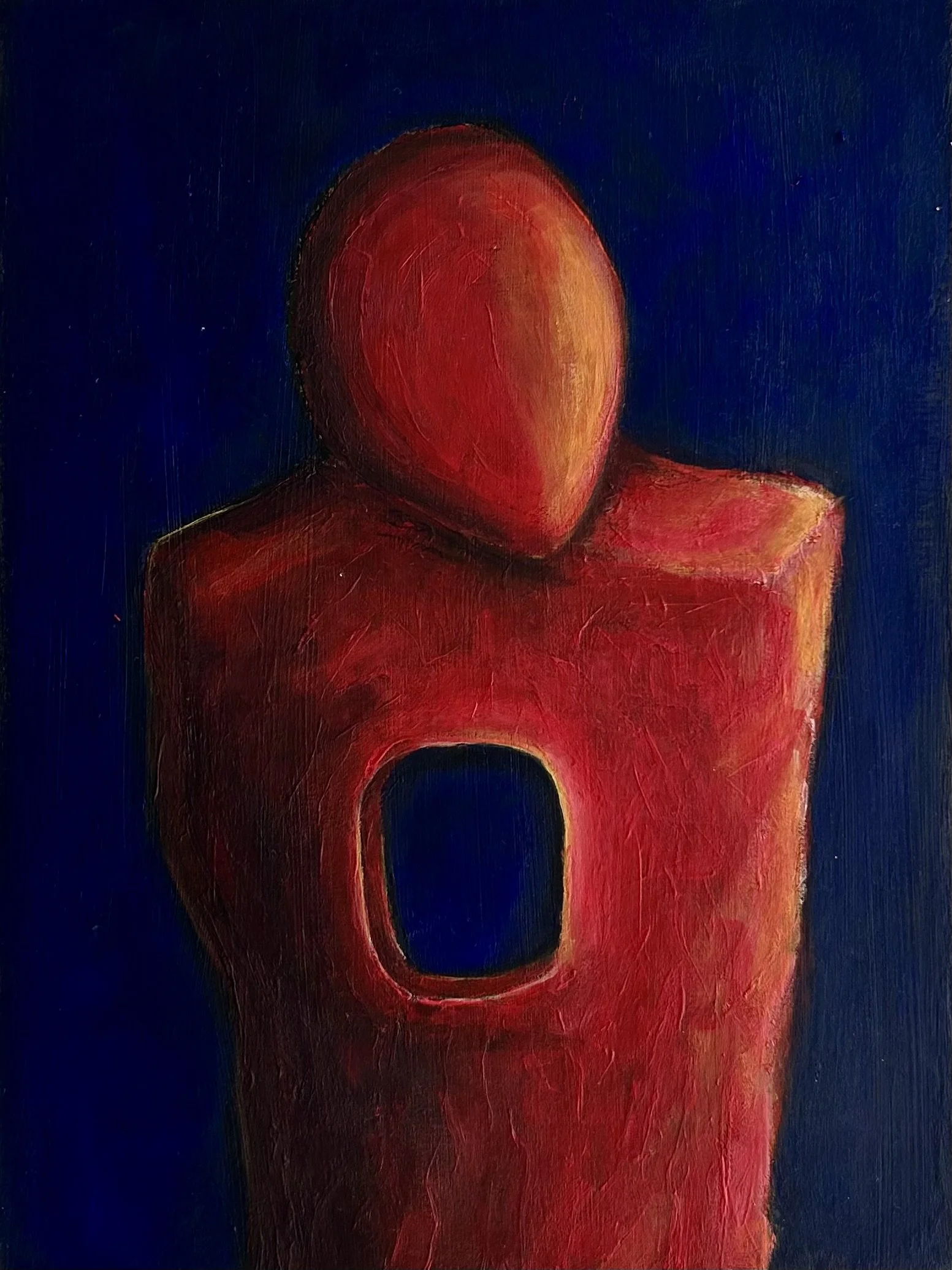 The inner space | 40x30 cm | Acrylic and Oil pastels