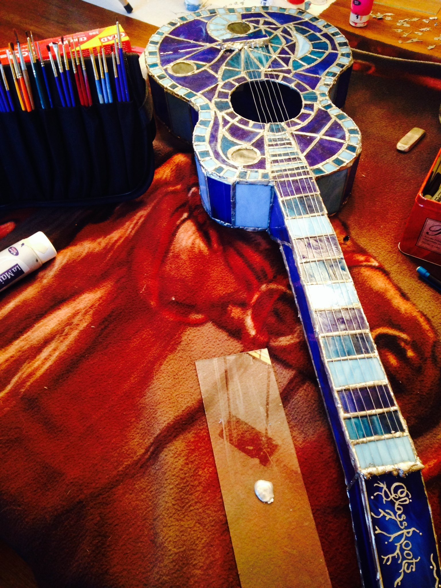 Stained Glass Guitar