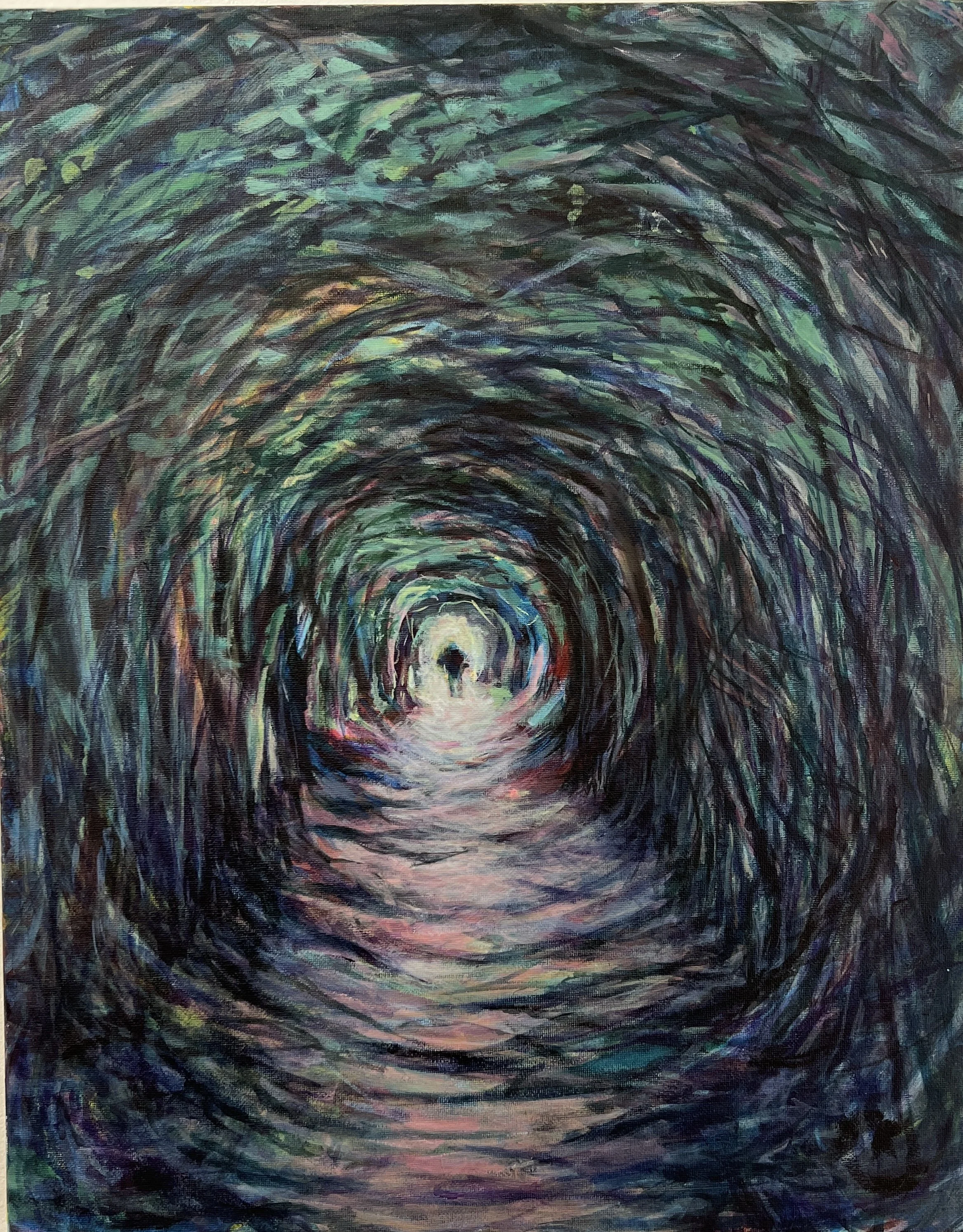 Title. Tunnel Vision
Acrylic on Canvas (16 " X 20 ")
$300