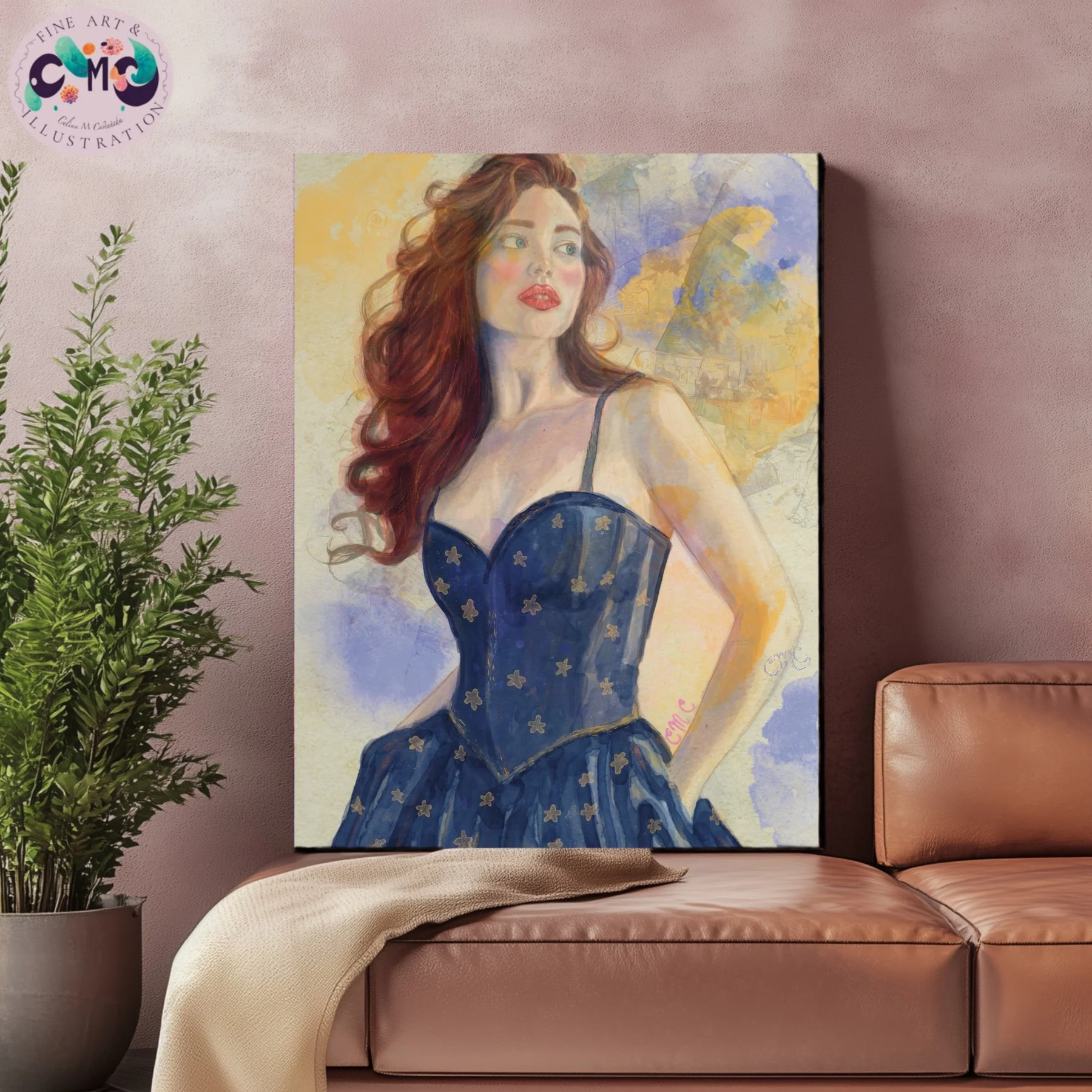 Freedom for Juniper Hale - A Veilgarden Traveler | Oil Painting & MixedMedia Canvas Print (NO Frame)