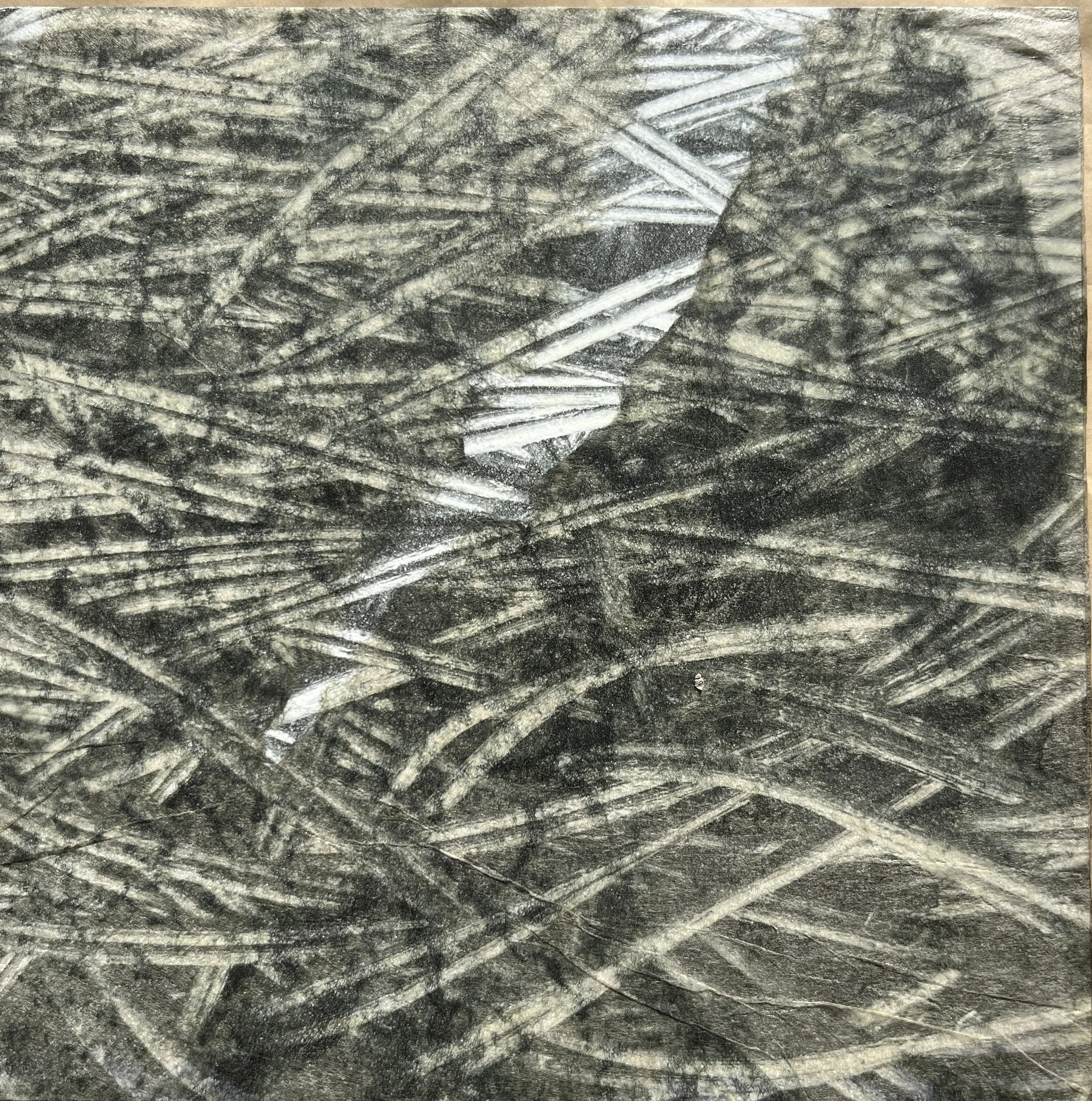 Seeing Through, photo encaustic, 8 x 8 in.