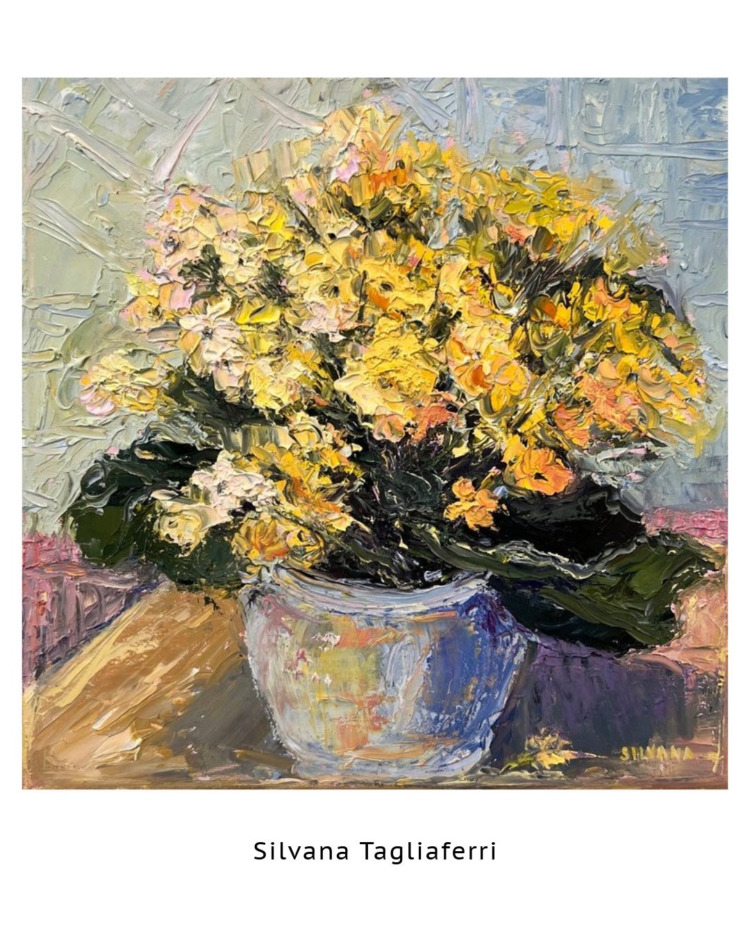 Gardens &amp; Flowers・ Silvana Tagliaferri
.
.
.
.
.
 #artistsoninstagram #TivoliArtistsGallery #hudsonvalleyart #TivoliNY #ArtGallery #ArtExhibition #flowers #botanicalart #gardens #painting