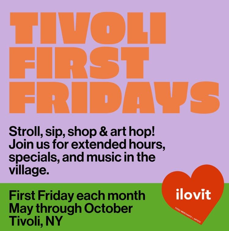 Stroll, sip, shop &amp; art hop!
Join us for extended hours, specials, and music in the village.
.
.
.
.
.
#tivoli #tivoliny #ilovit #firstfriday #artgallery #artists