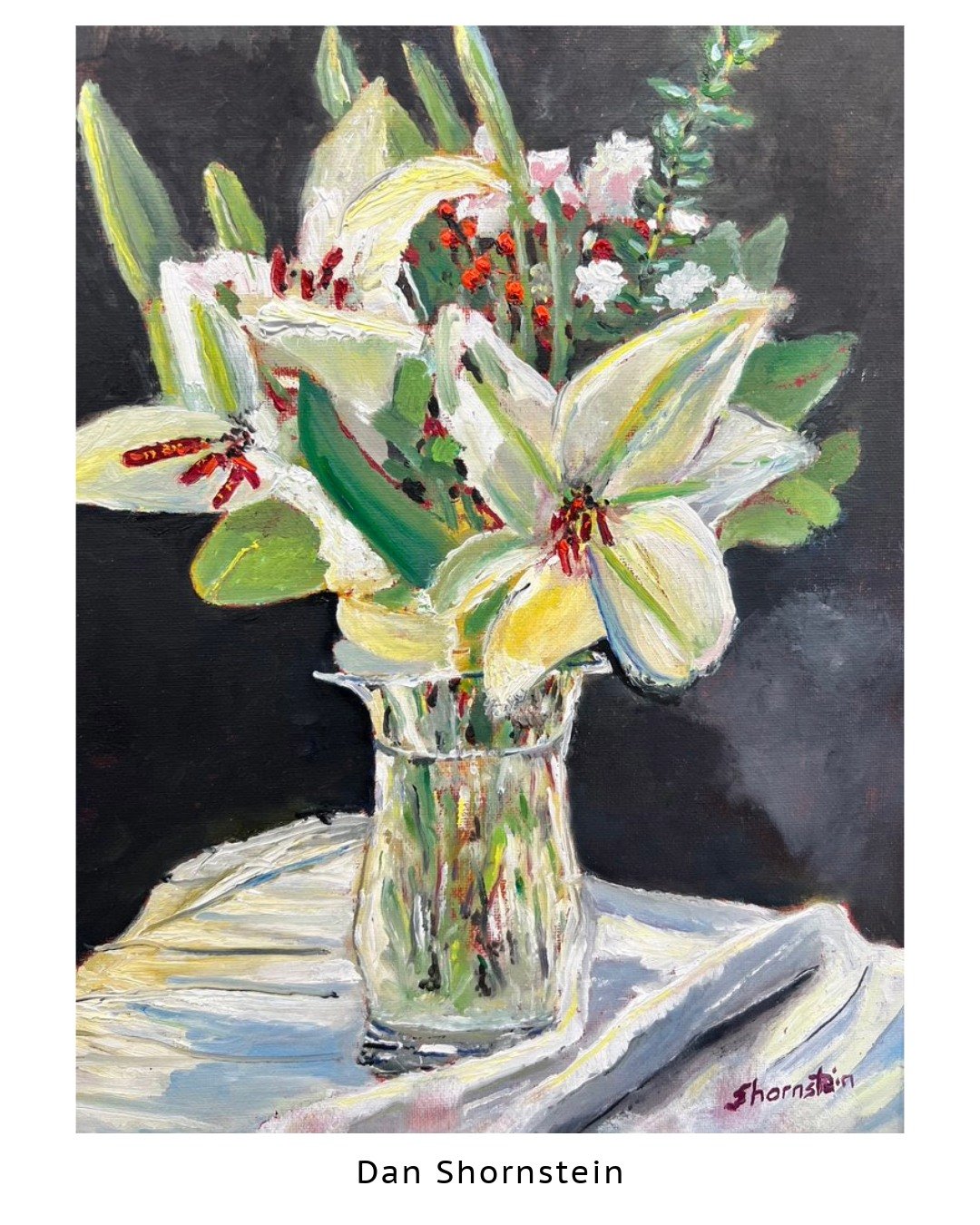 Gardens &amp; Flowers・  Dan Shornstein, Elizabeth Young, Terry Preisner
.
.
.
.
.
 #artistsoninstagram #TivoliArtistsGallery #hudsonvalleyart #TivoliNY #ArtGallery #ArtExhibition #flowers #botanicalart #gardens #painting