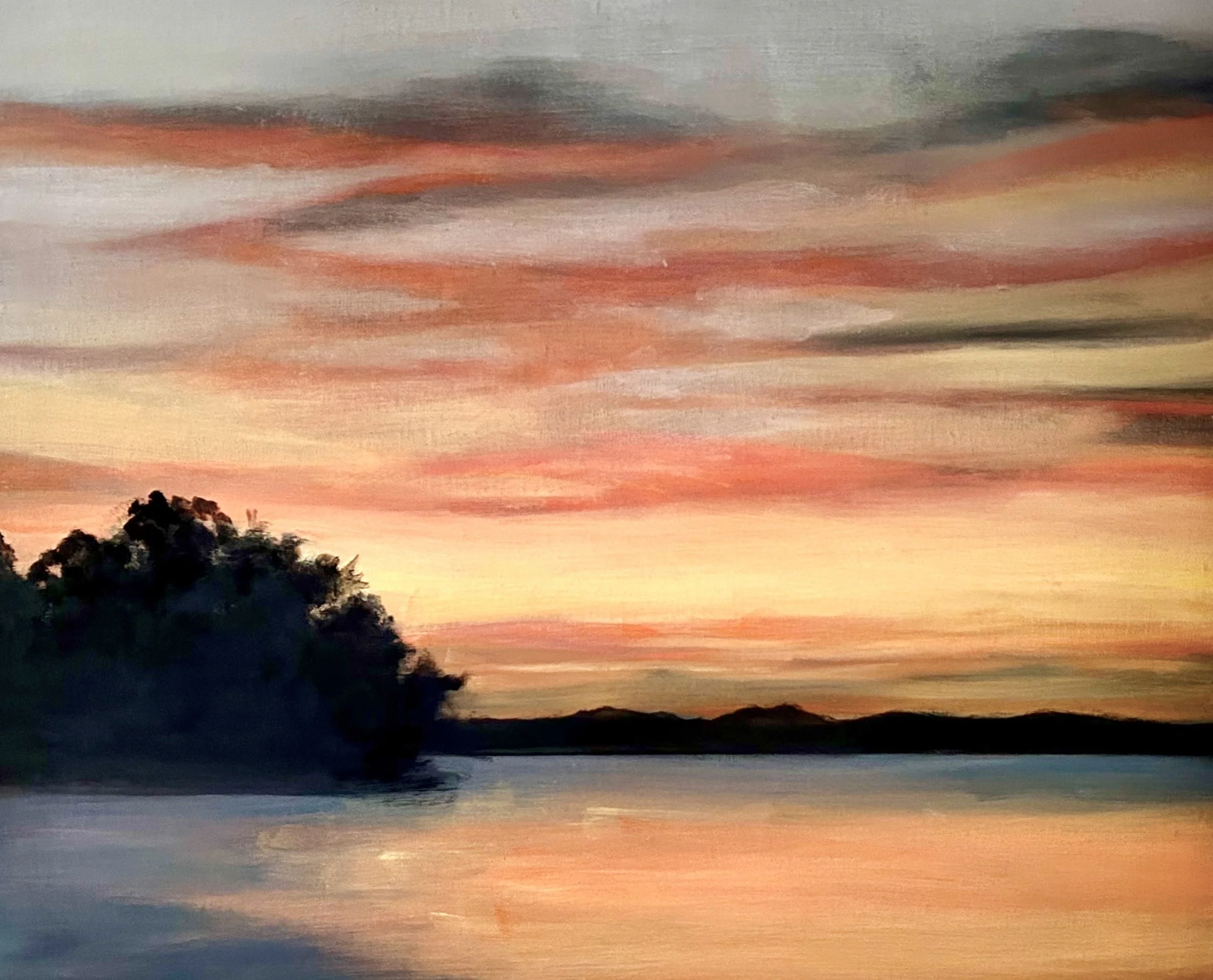 The Gift, oil on linen, 18 x 24 in.