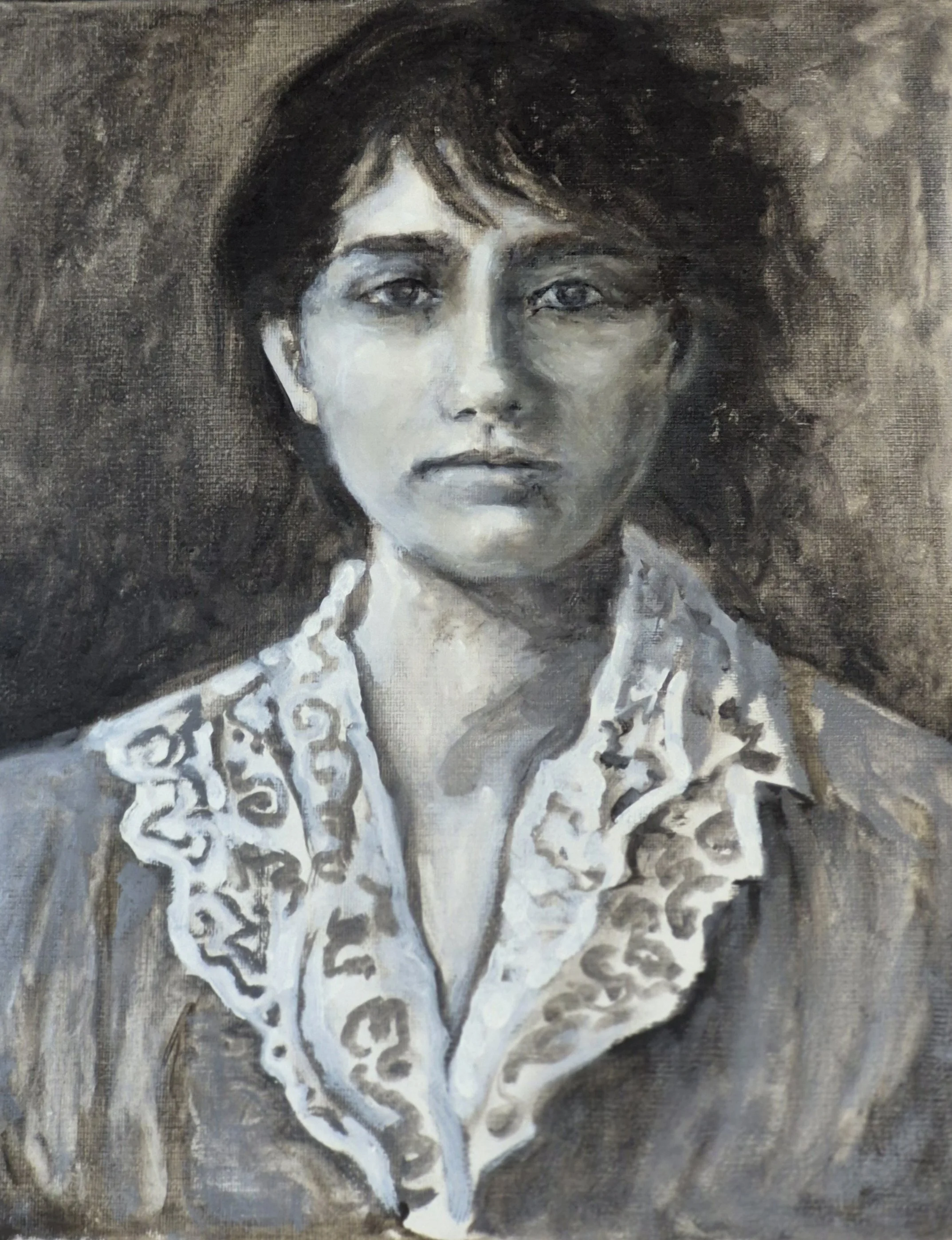 Camille Claudel, oil on canvas, 11 x 14 in.