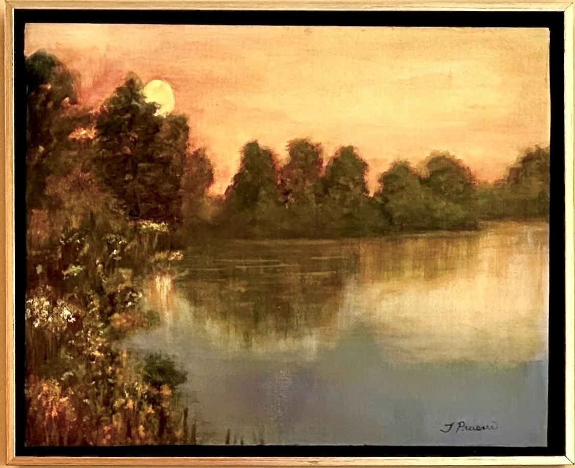 Golden Moment 2, oil on linen, 16 x 20 in.