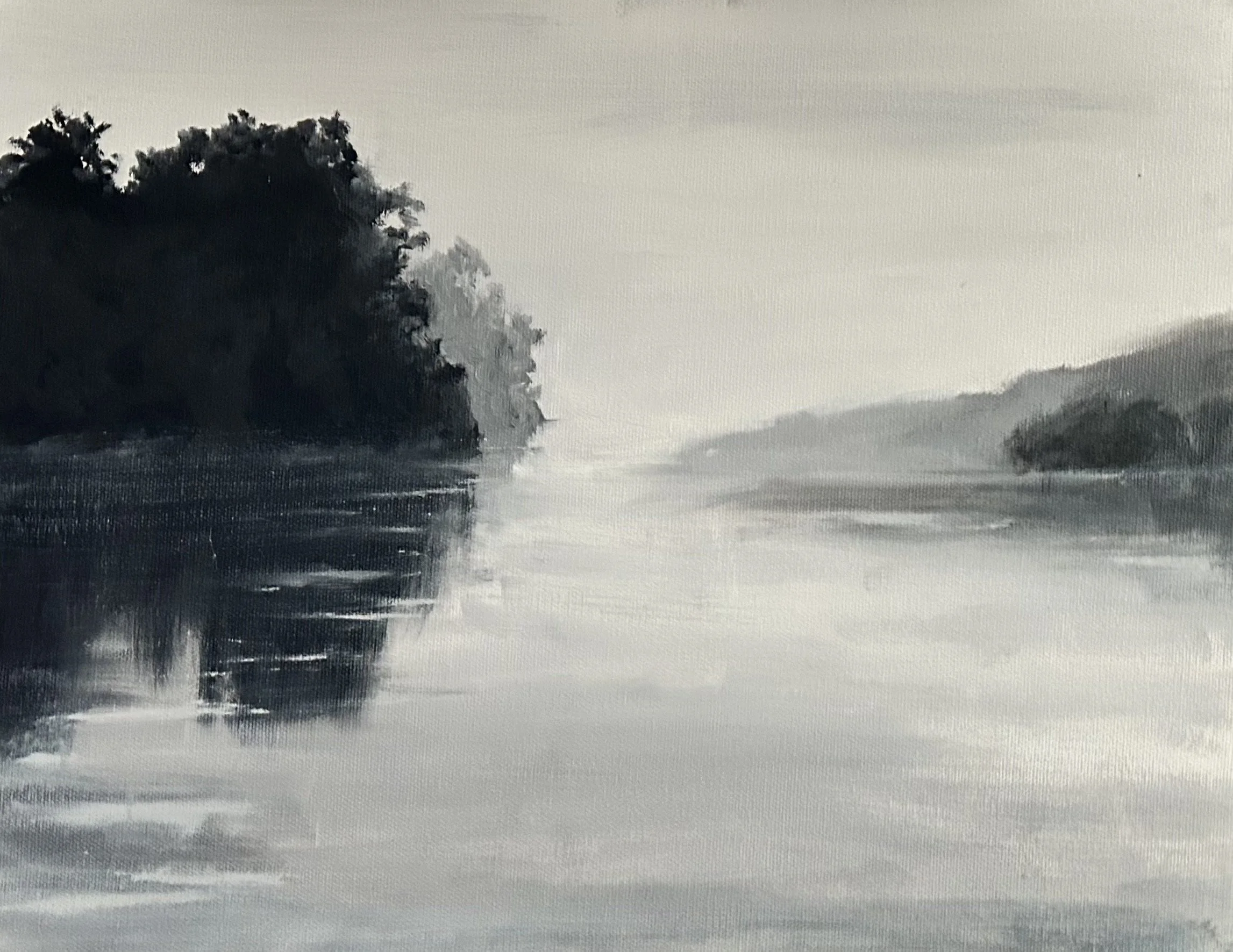 The Inlet, oil on linen, 11x 14 in.