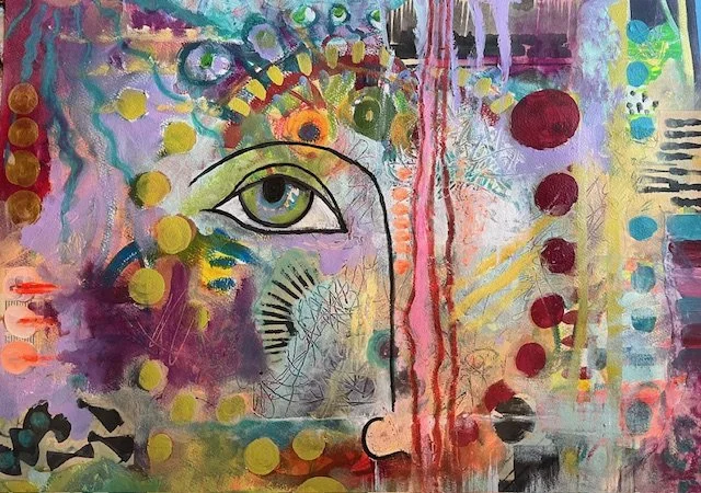 Omega, Mixed Media, frame 27 x 37 in., site 22 x 30 in.
