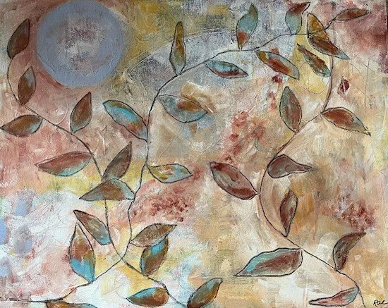 Dancing in the Moonlight, Acrylic Paint, 16 x 20 in.