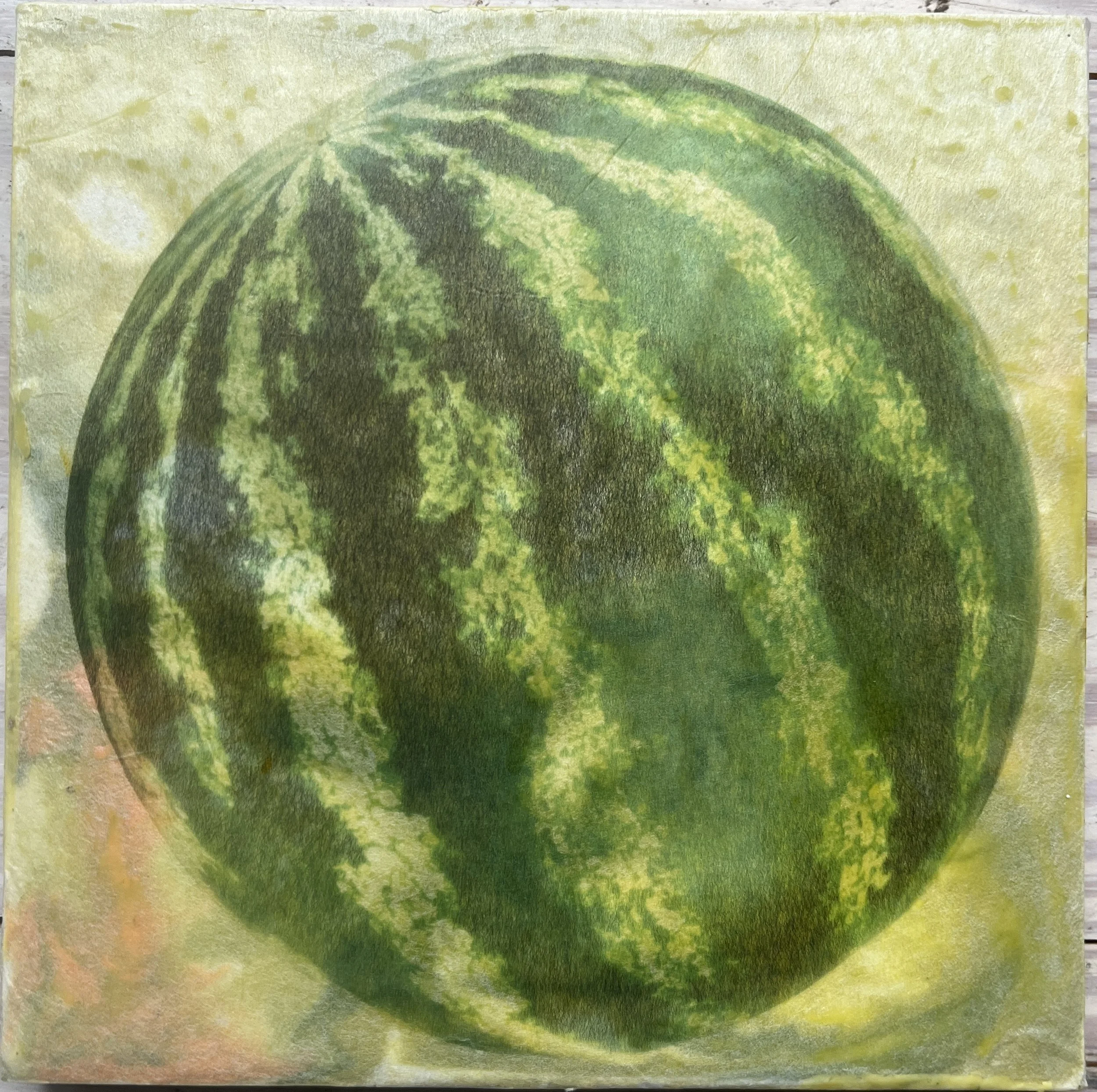 My Favorite in the Summer, photo encaustic, 8 x 8 in.