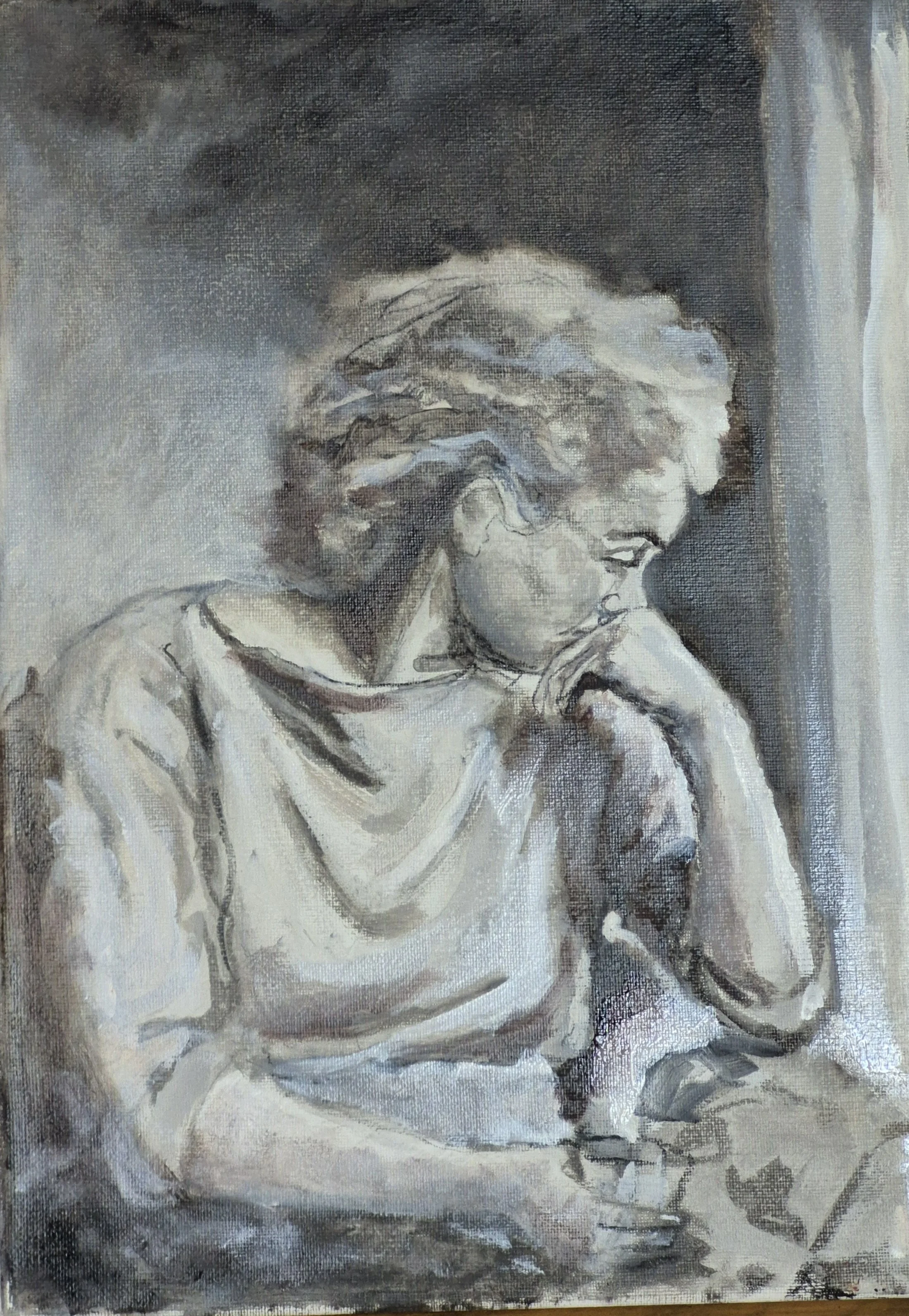 Marylin Monroe, oil on canvas, 11 x 14 in.