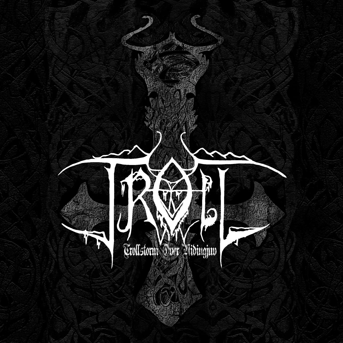Troll ブラックメタル black l Matt black, 9 cm | Good Luck Troll 