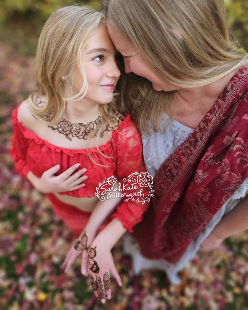 #HennaCeremony #RiteOfPassage #WomanhoodCelebrated #MotherDaughterLove #HennaArt #FirstPeriod #MenarcheCelebration #EmpoweredWomen #Boulderhenna #ColoradoHenna #goddesshenna #allnaturalhenna #adorn #hennatattoo #bodyart #bouldercolorado