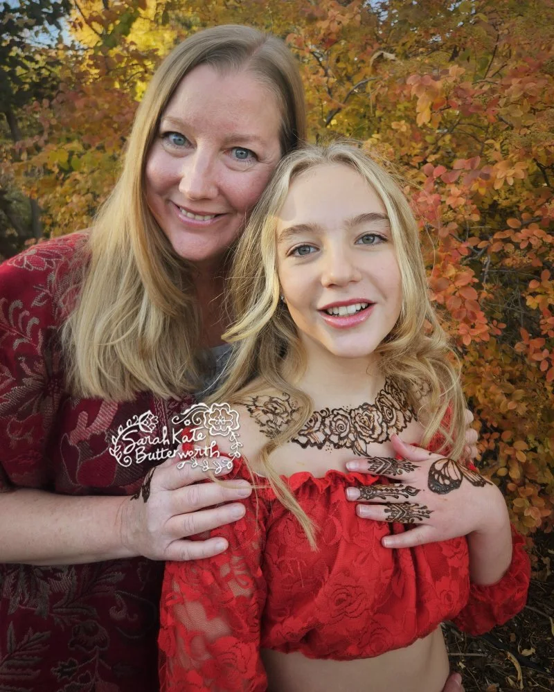 #HennaCeremony #RiteOfPassage #WomanhoodCelebrated #MotherDaughterLove #HennaArt #FirstPeriod #MenarcheCelebration #EmpoweredWomen #Boulderhenna #ColoradoHenna #goddesshenna #allnaturalhenna #adorn #hennatattoo #bodyart #bouldercolorado