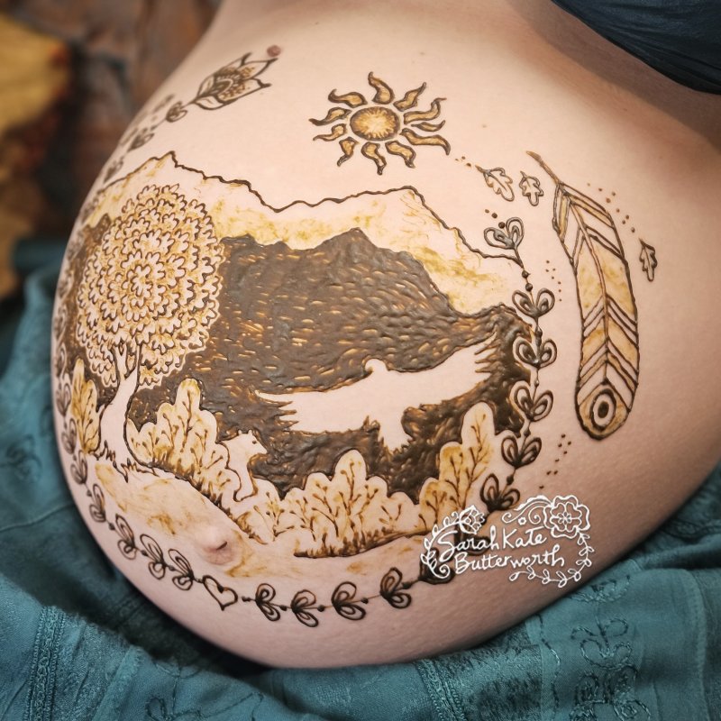#peacefulmindset #doula #womensupportingwomen #healingjourney #hennasession #bellyhenna #coloradohenna #pregnancyart #hennablessing #bellyblessing