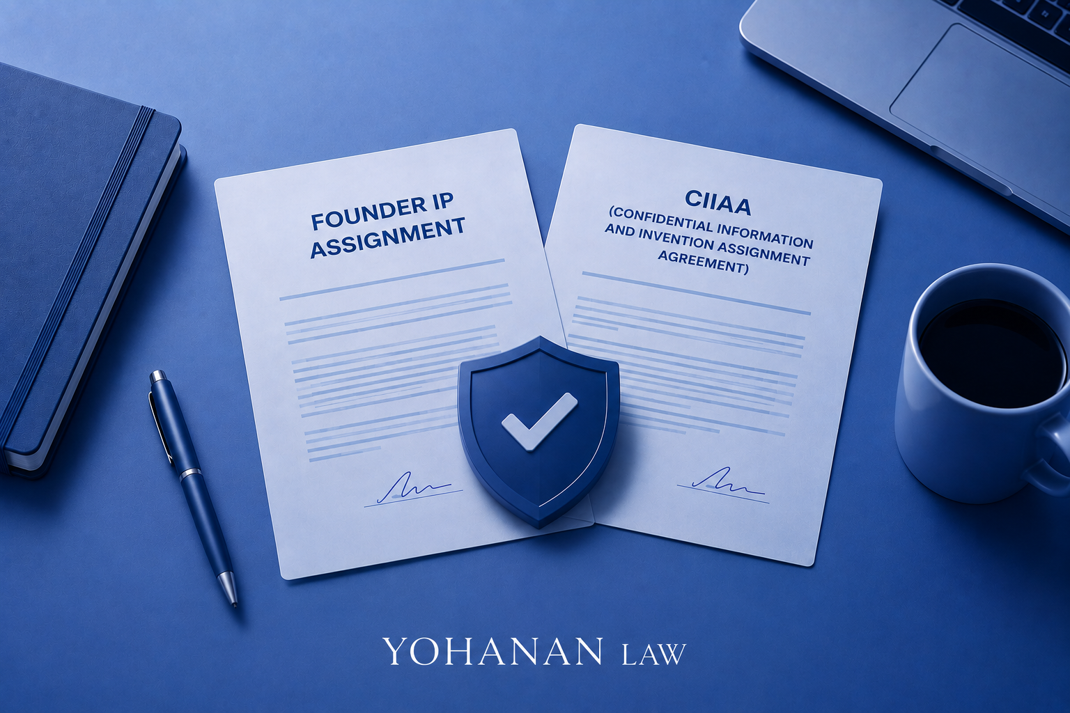 Founder IP Assignment vs. CIIAA: Why Startups Need Both