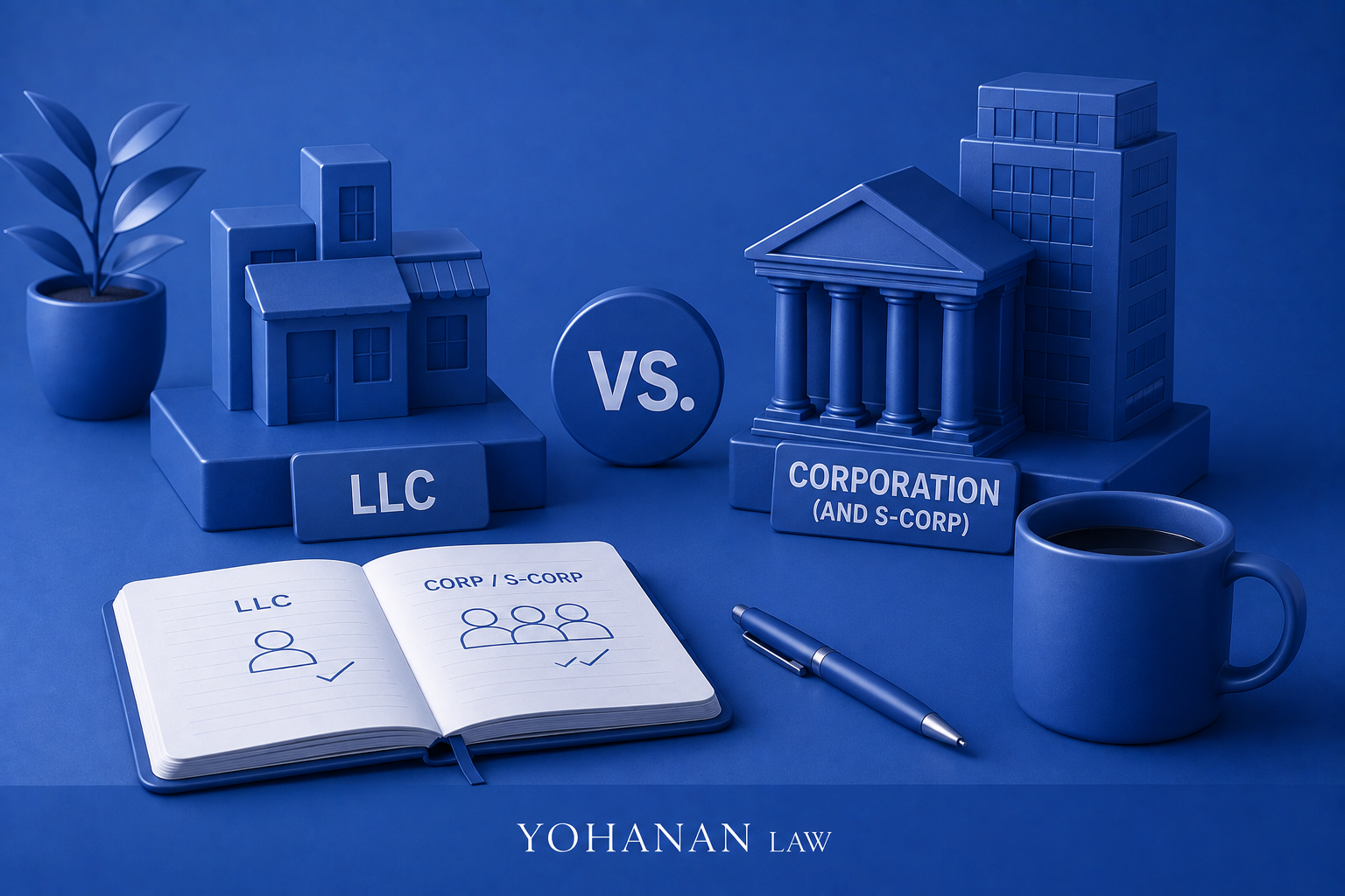 LLC vs. Corporation (and S-Corp): A Founder-Friendly Breakdown