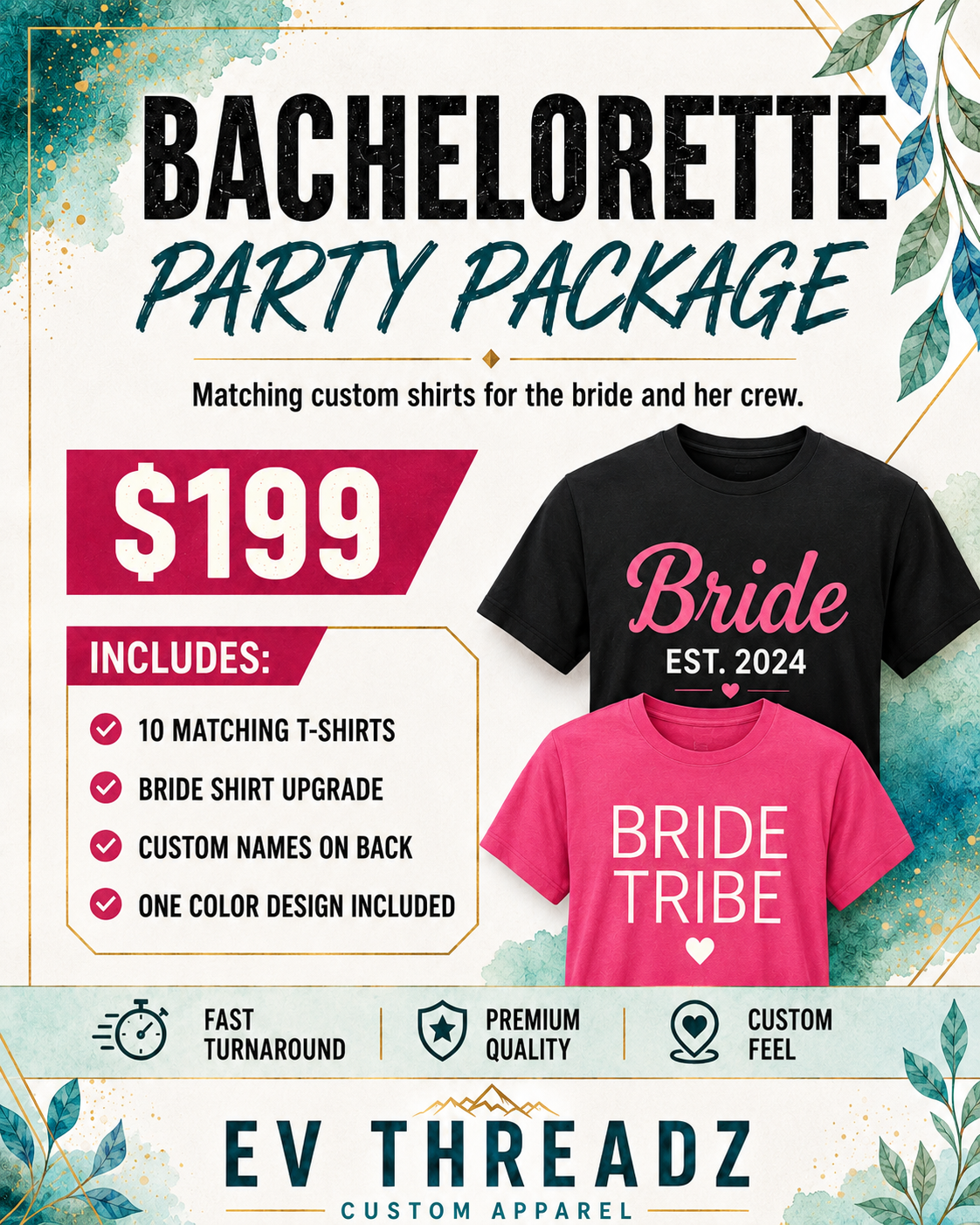 Bachelorette Party Package