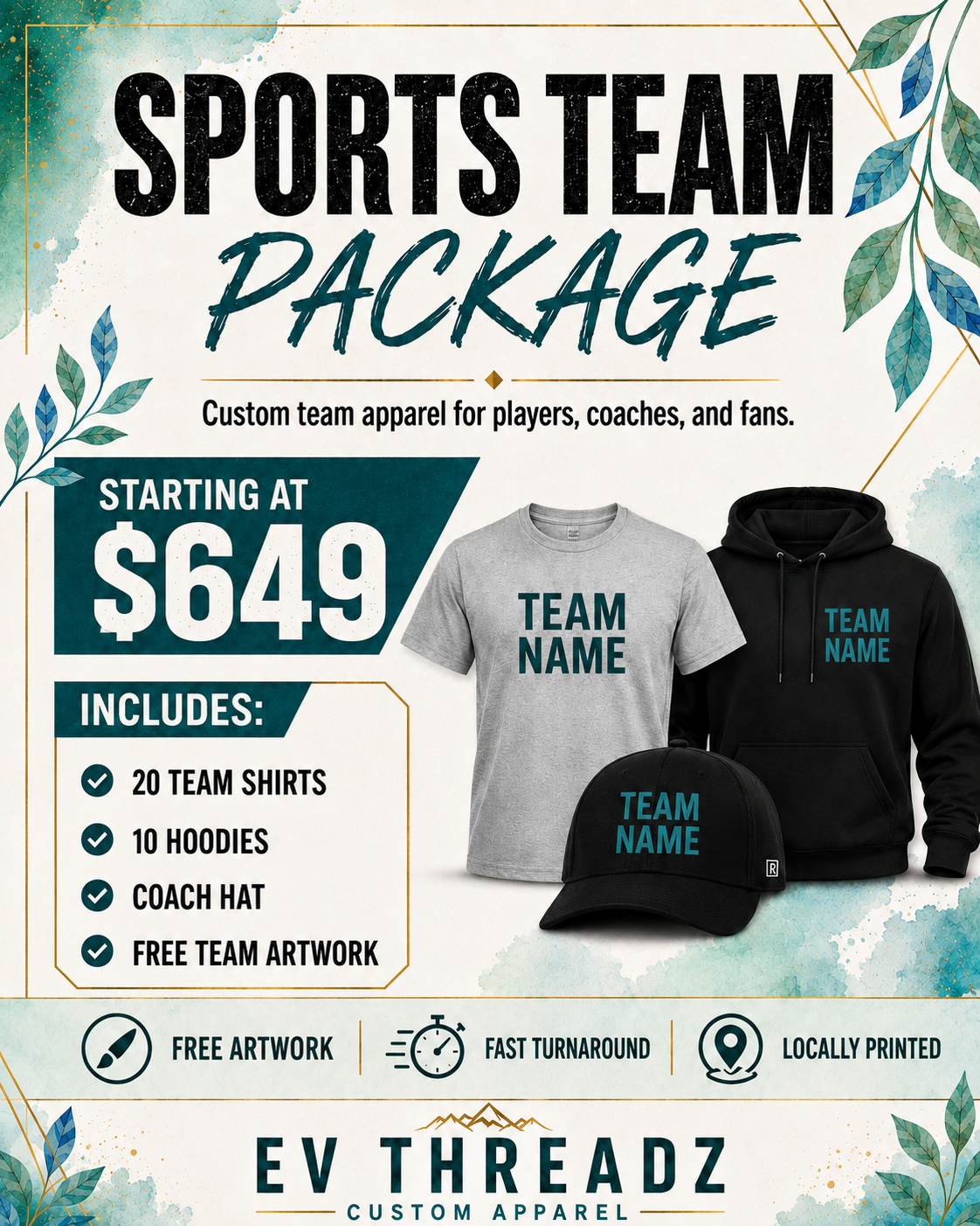 Sports Team Package