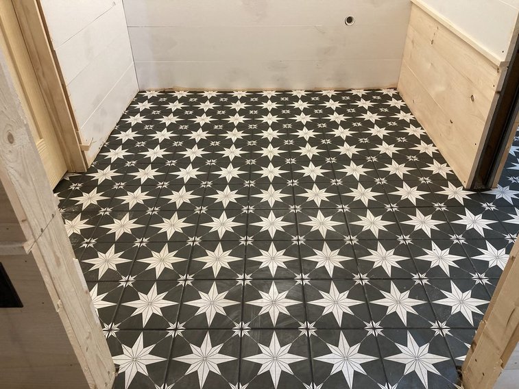 Tile in 2nd Floor Bathroom