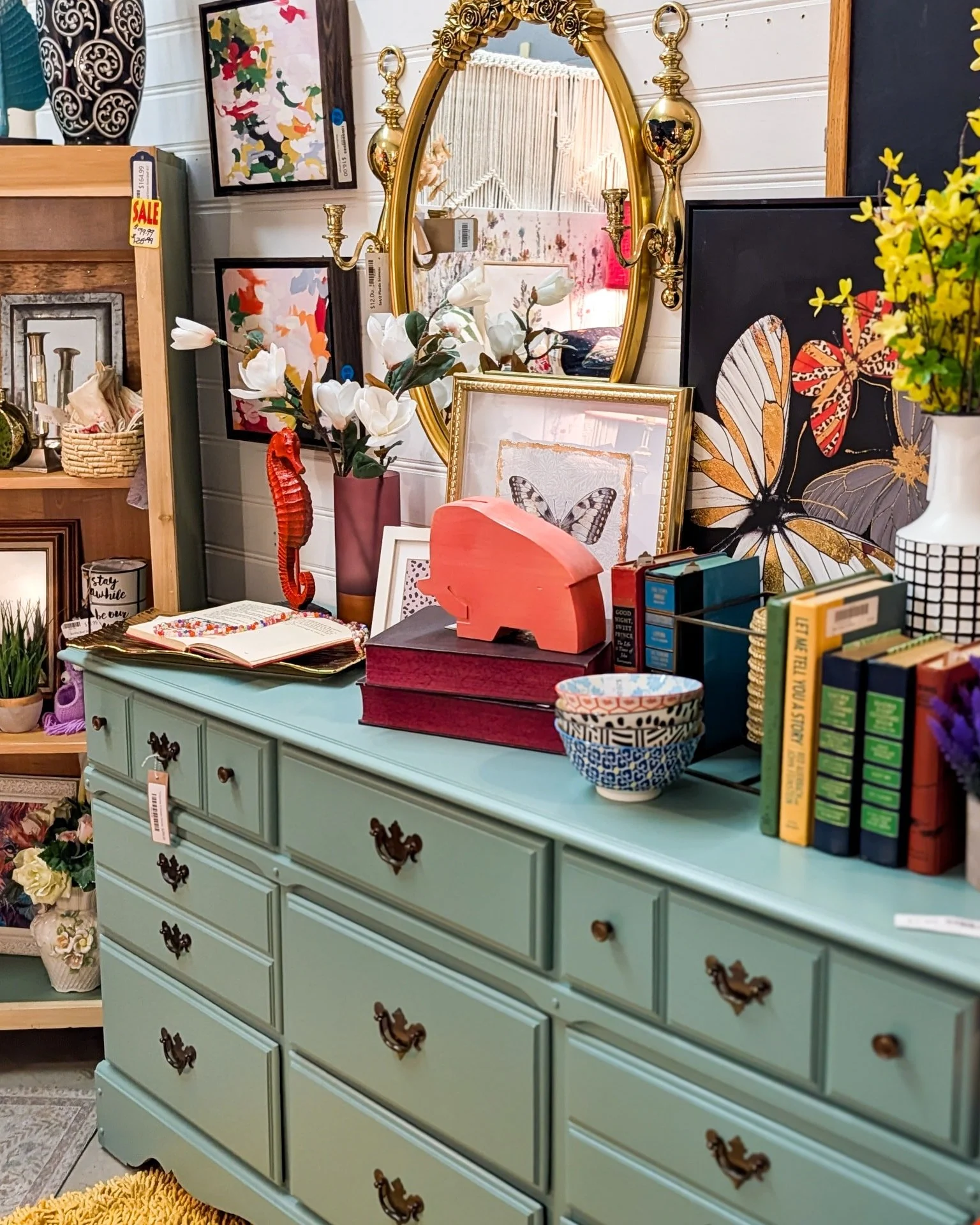 Let&rsquo;s talk furniture glow-ups ✨

So many of our pieces get a second life with a little paint, creativity, and a LOT of love. Buying refurbished furniture isn&rsquo;t just stylish&mdash;it&rsquo;s sustainable! You get something unique, well-made