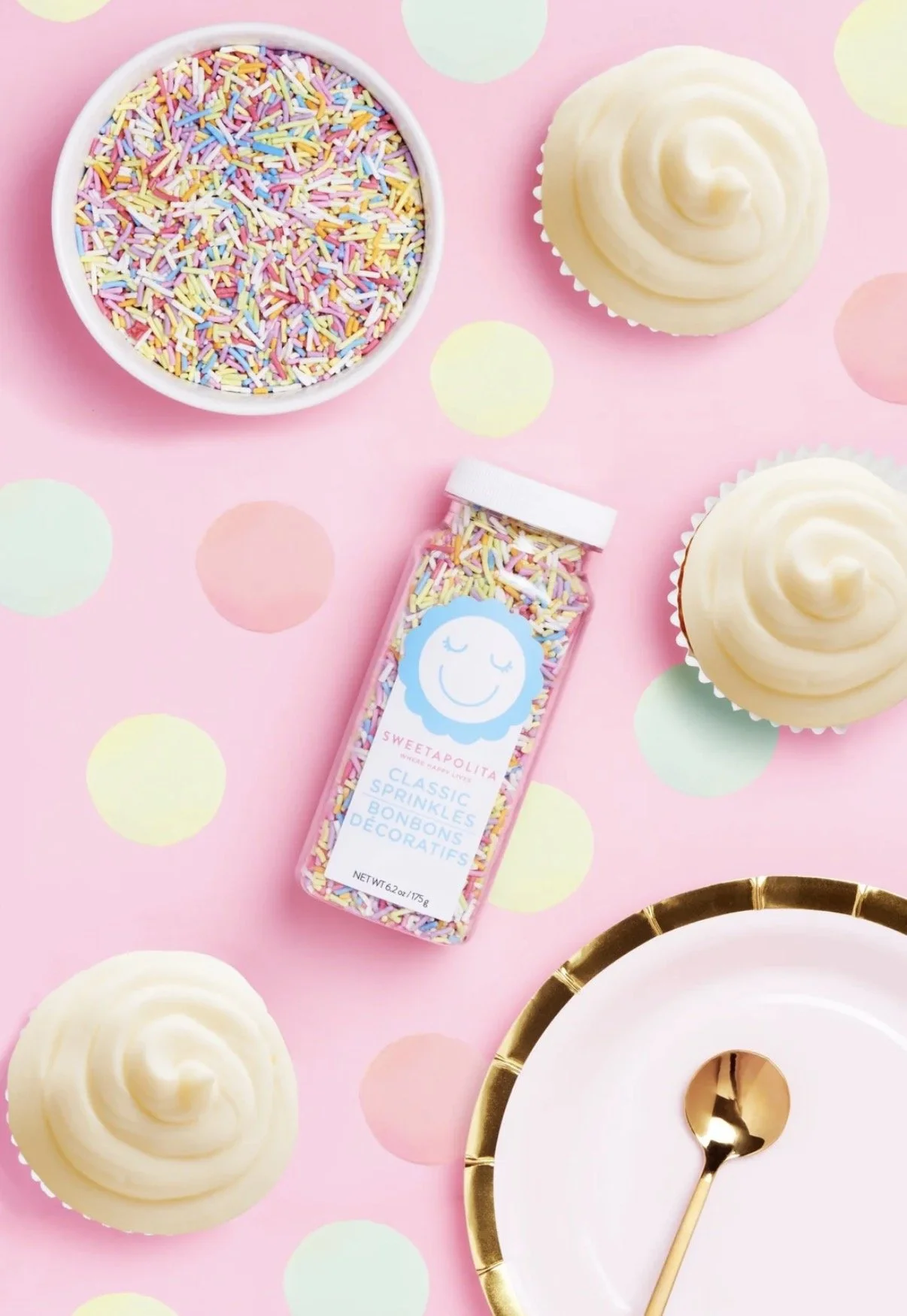 Sweetapolita - Natural Rainbow Crunchy Sprinkles