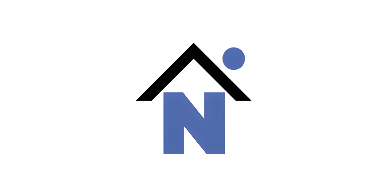 The Netflix logo features the word 'N' in blue with a black background.