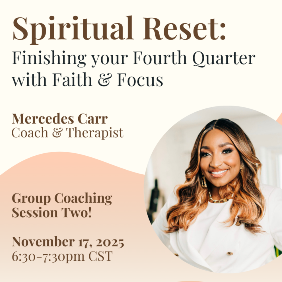 Spiritual Reset: Session Two | November 17th