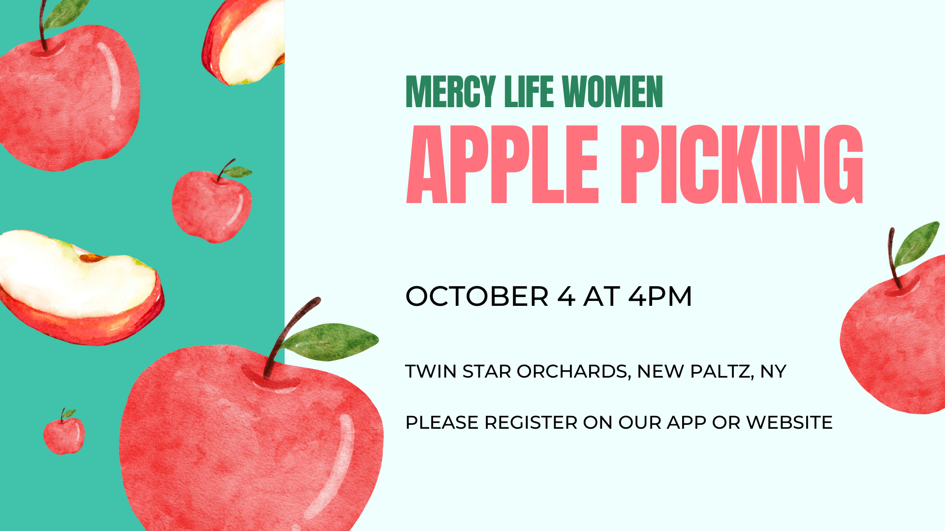 Mercy Life Women's Apple Picking