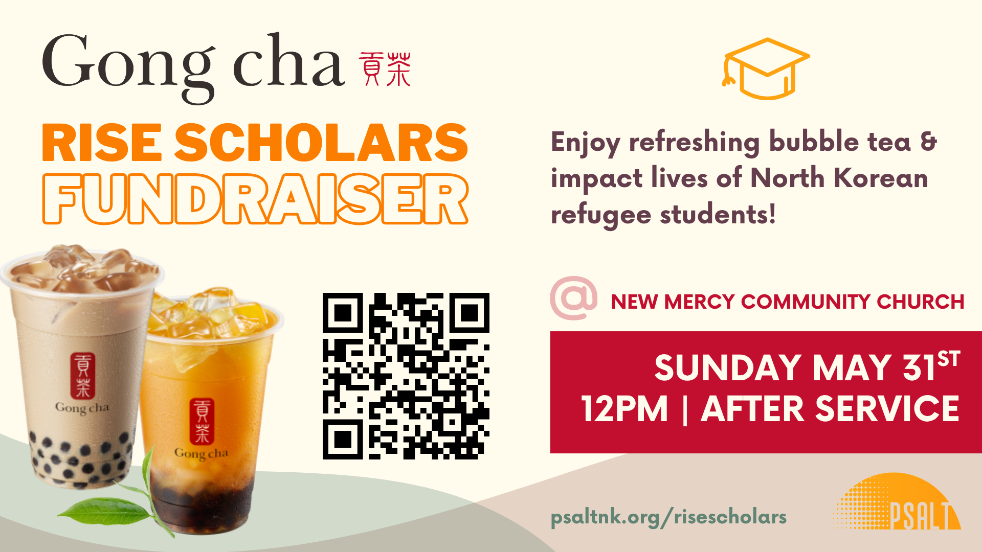 PSALT Gongcha Fundrasier